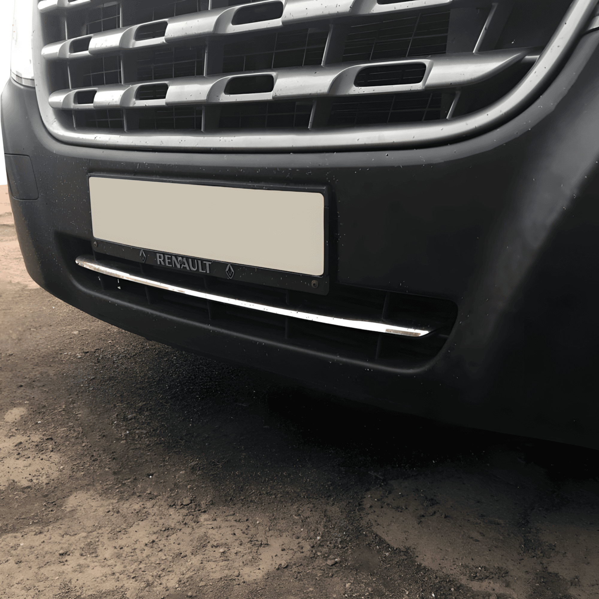 Stainless Steel Chrome Front Bumper Streamer Fit Renault Master (2011-2019)