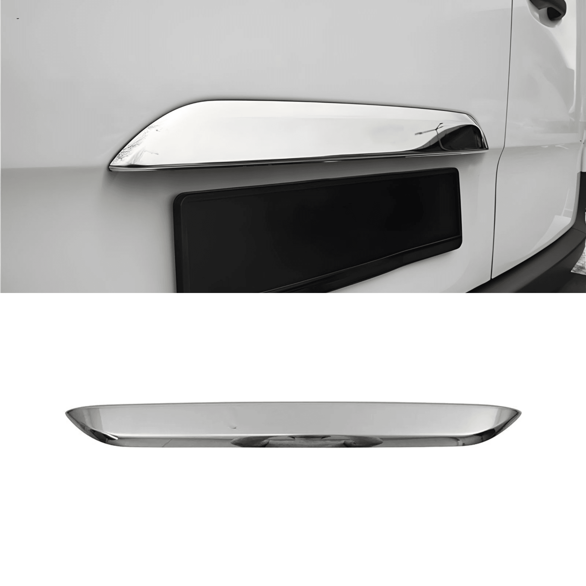 Stainless Steel Chrome Tailgate Handle Trim Fit Mercedes-Benz Sprinter (2019-2024)