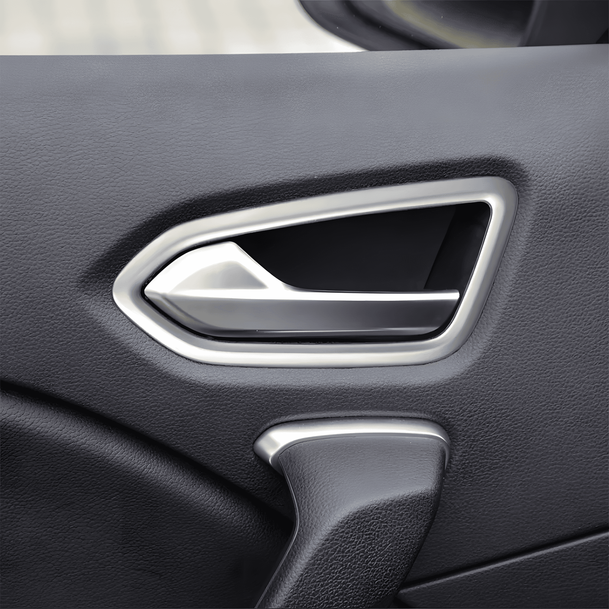 Stainless Steel Chrome Inner Door Handle Frame Fit Renault Captur (2020-2023)