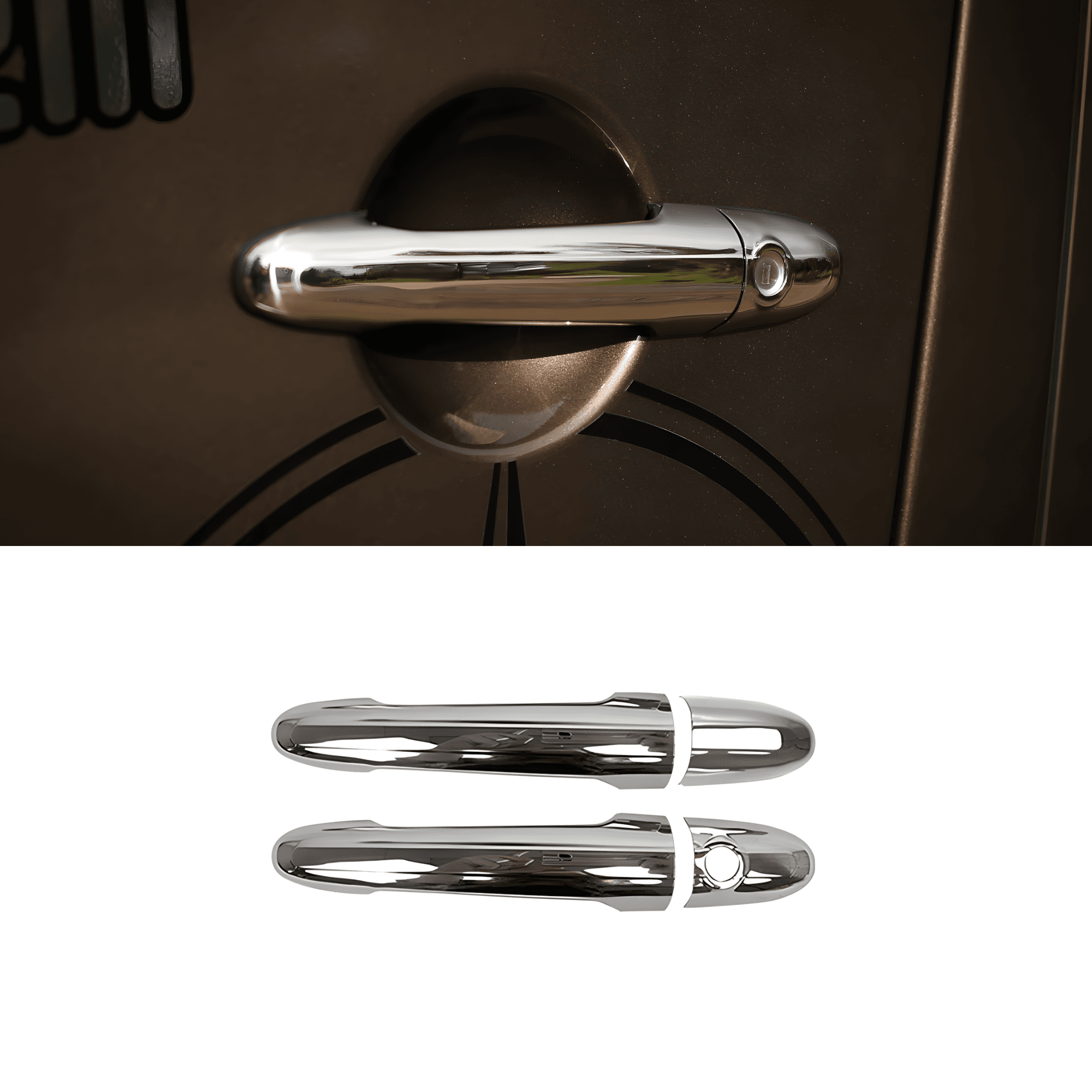 Stainless Steel Chrome Door Handle Cover Fit Mercedes-Benz Sprinter (2006-2018)