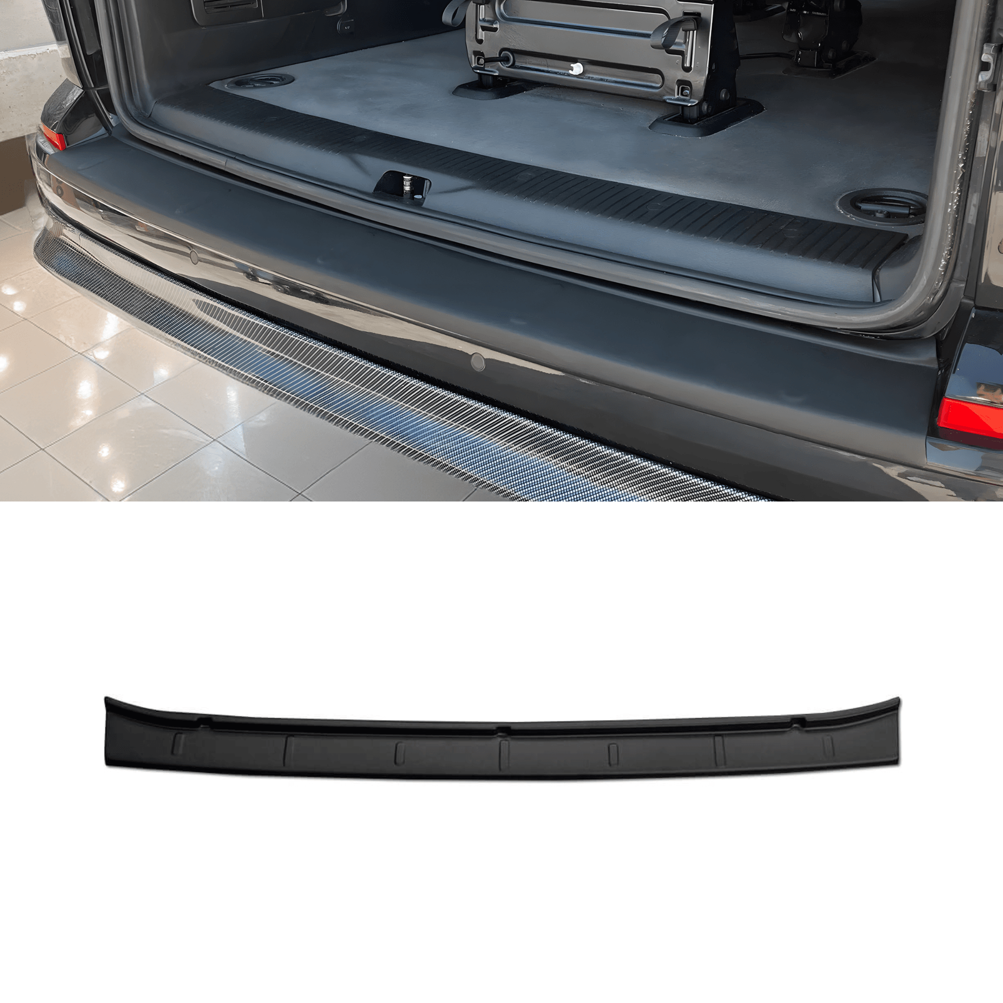 Scratch Guard Plastic Rear Bumper Protector Fit Ford Mercedes-Benz Sprinter (2006-2018)