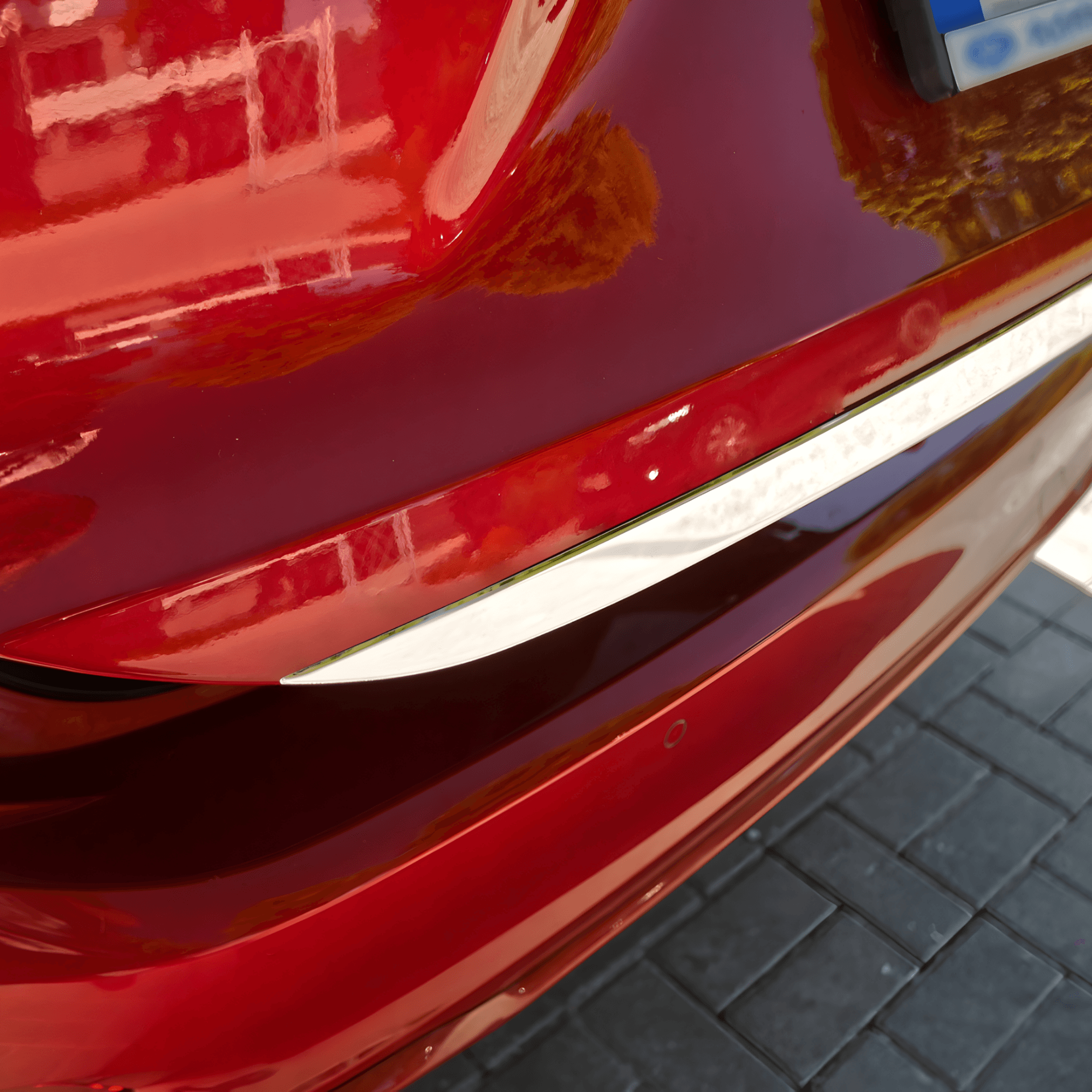 Stainless Steel Chrome Lower Tailgate Trim Fit Ford Focus (2019-2024)