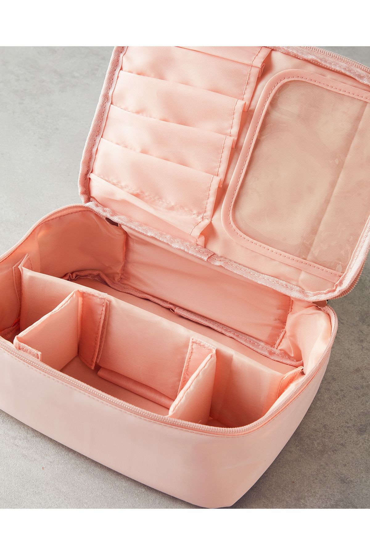 Vivian Polyester Organizer Pembe