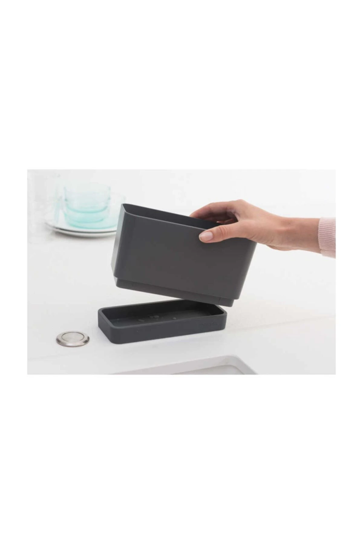 Dark Grey Lavabo Düzenleyici