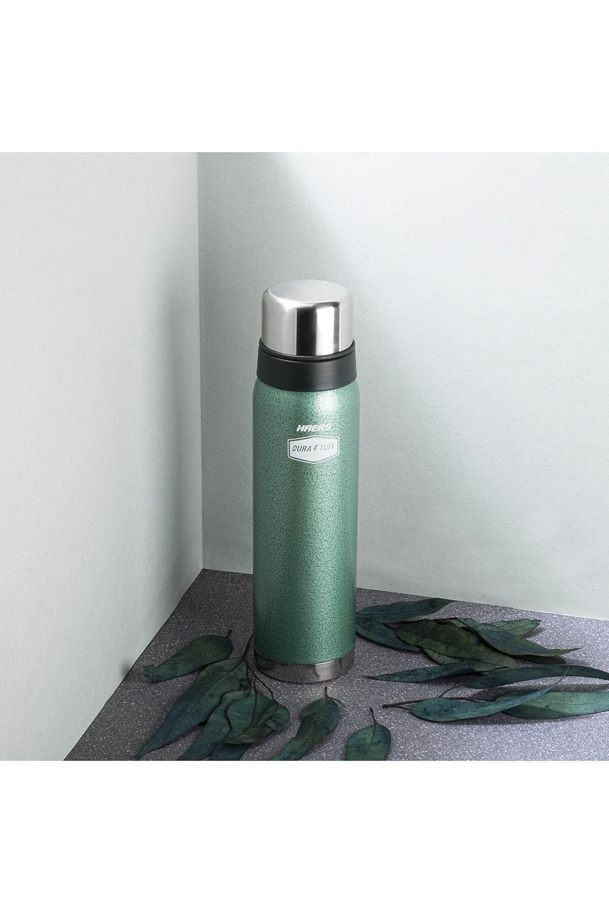012-01-YEŞİL PASLANMAZ ÇELİK OUTDOOR TERMOS ŞİŞE 900ML