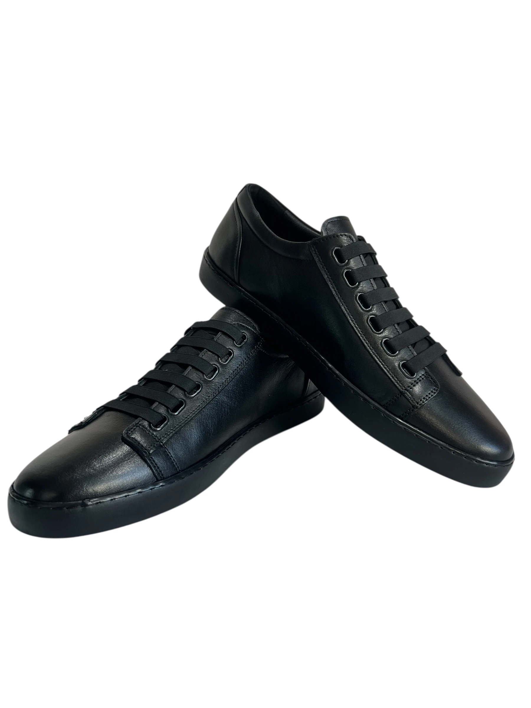 BY BARRETTİ BÜYÜK BEDEN SİYAH YANDAN LASTİKLİ SNEAKER