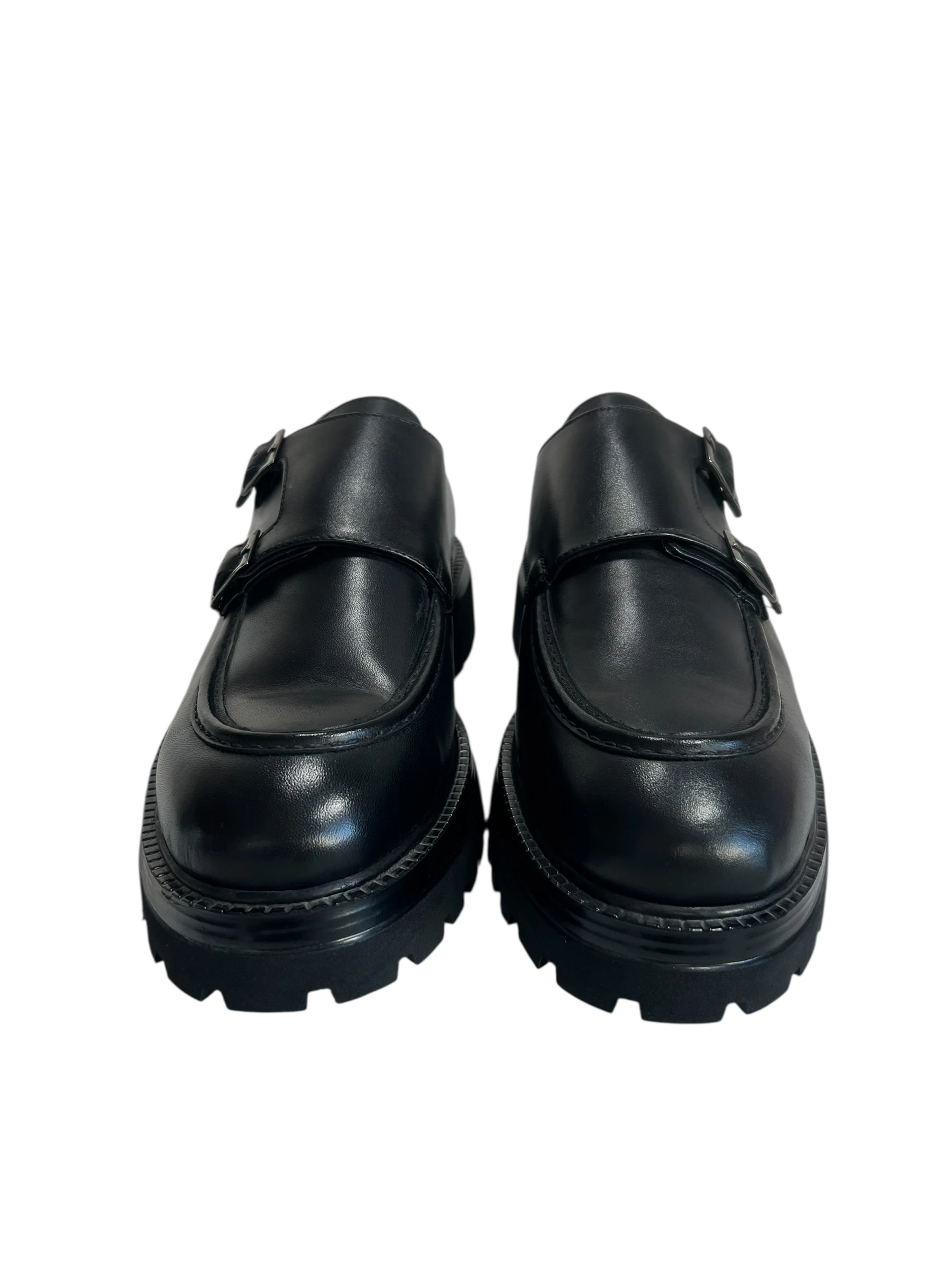 BY BARRETTİ TOKALI SİYAH LOAFER