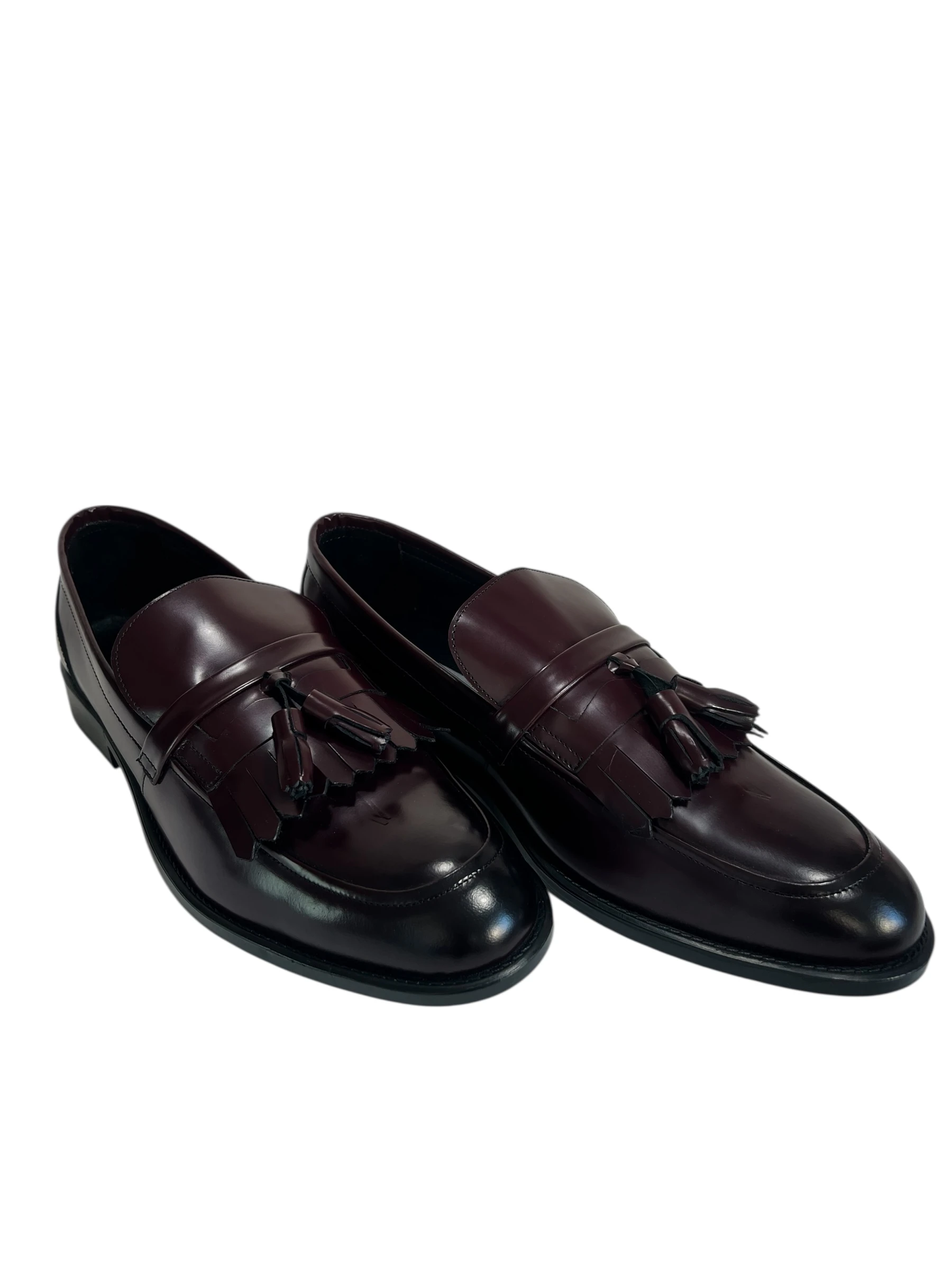 PÜSKÜLLÜ RUGAN KAHVERENGİ LOAFER