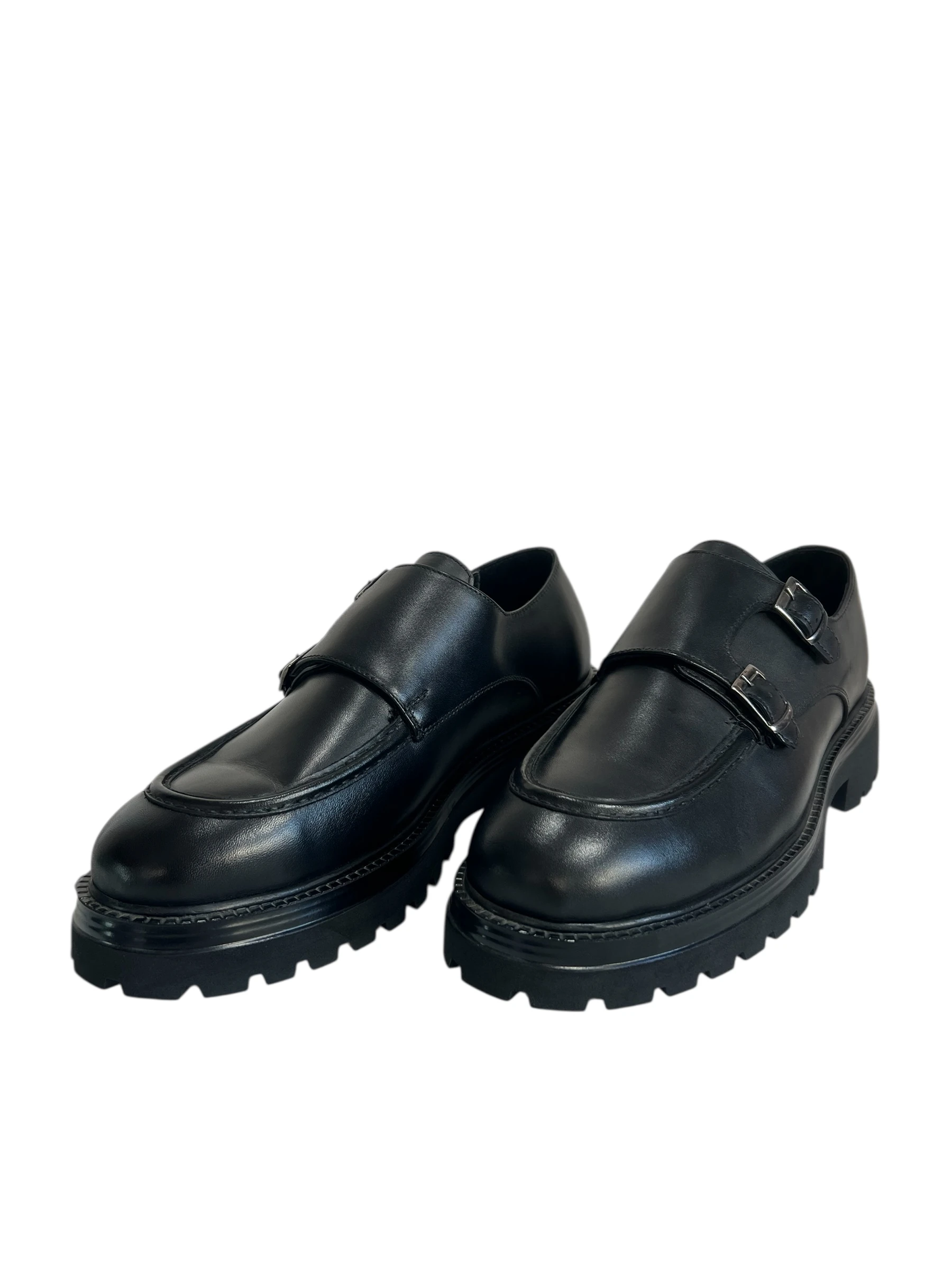 BY BARRETTİ TOKALI SİYAH LOAFER