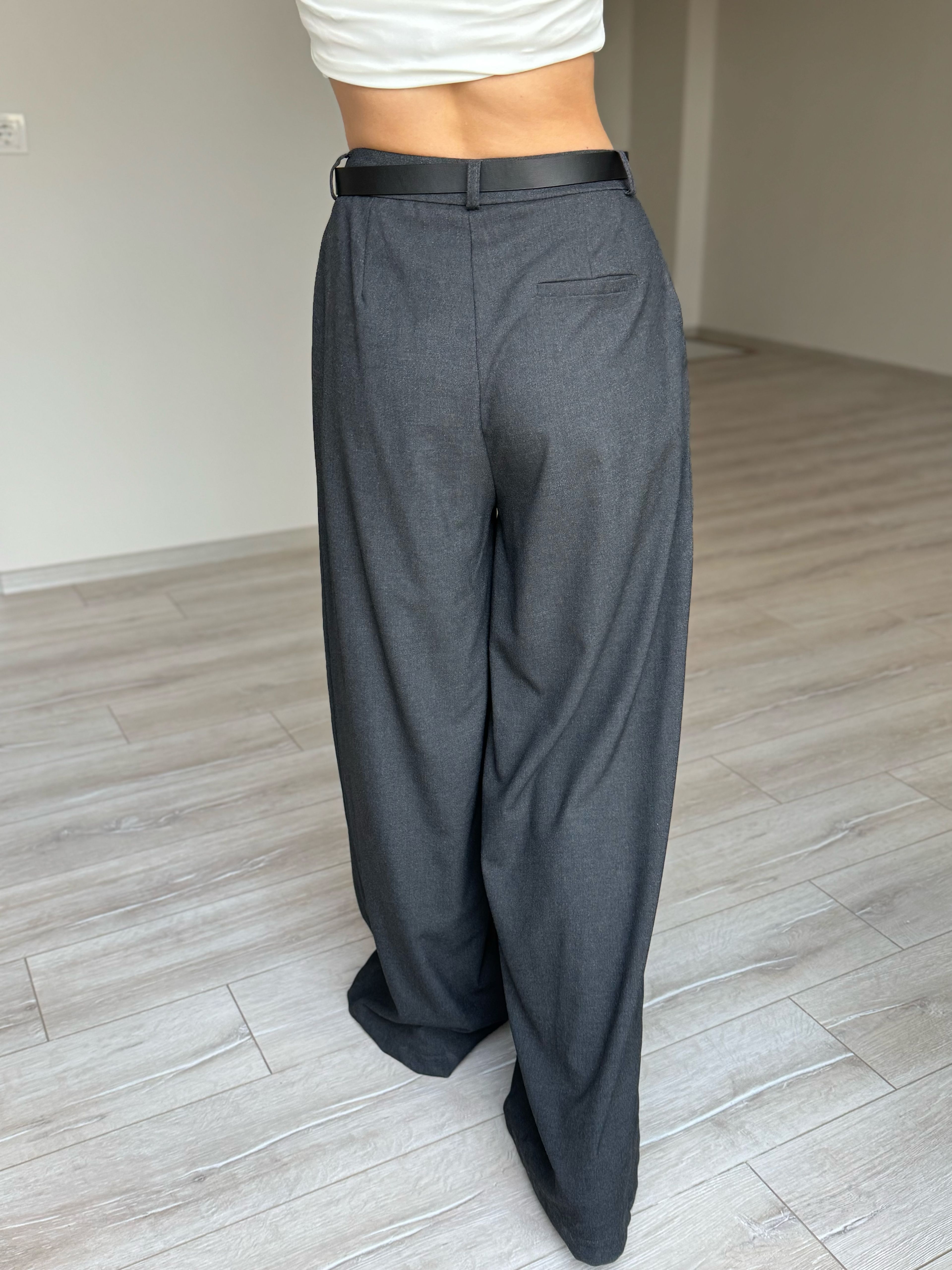 Ultra Lüx Kemerli Pantalon