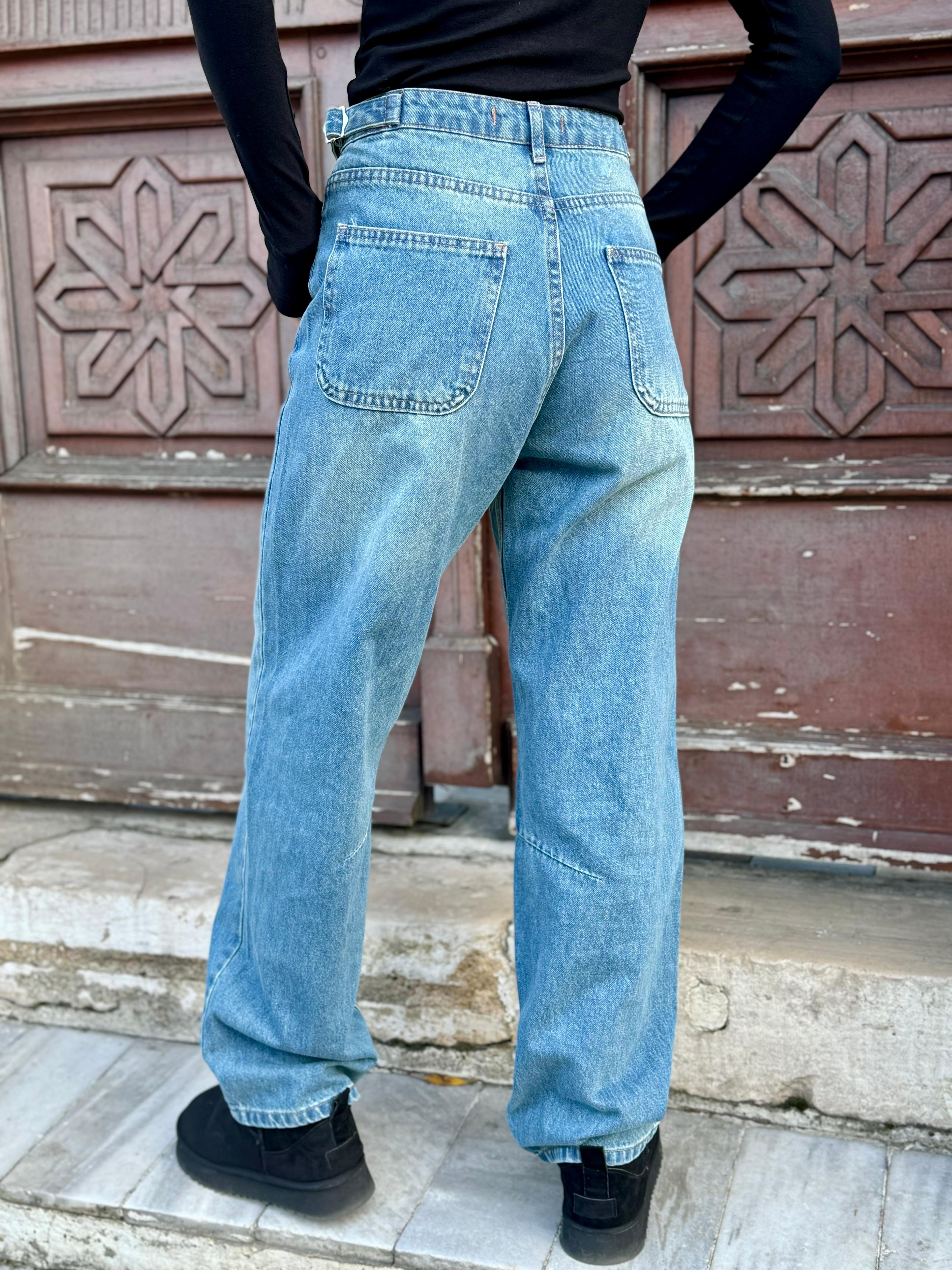 Vintage Yüksek Bel Pantalon 