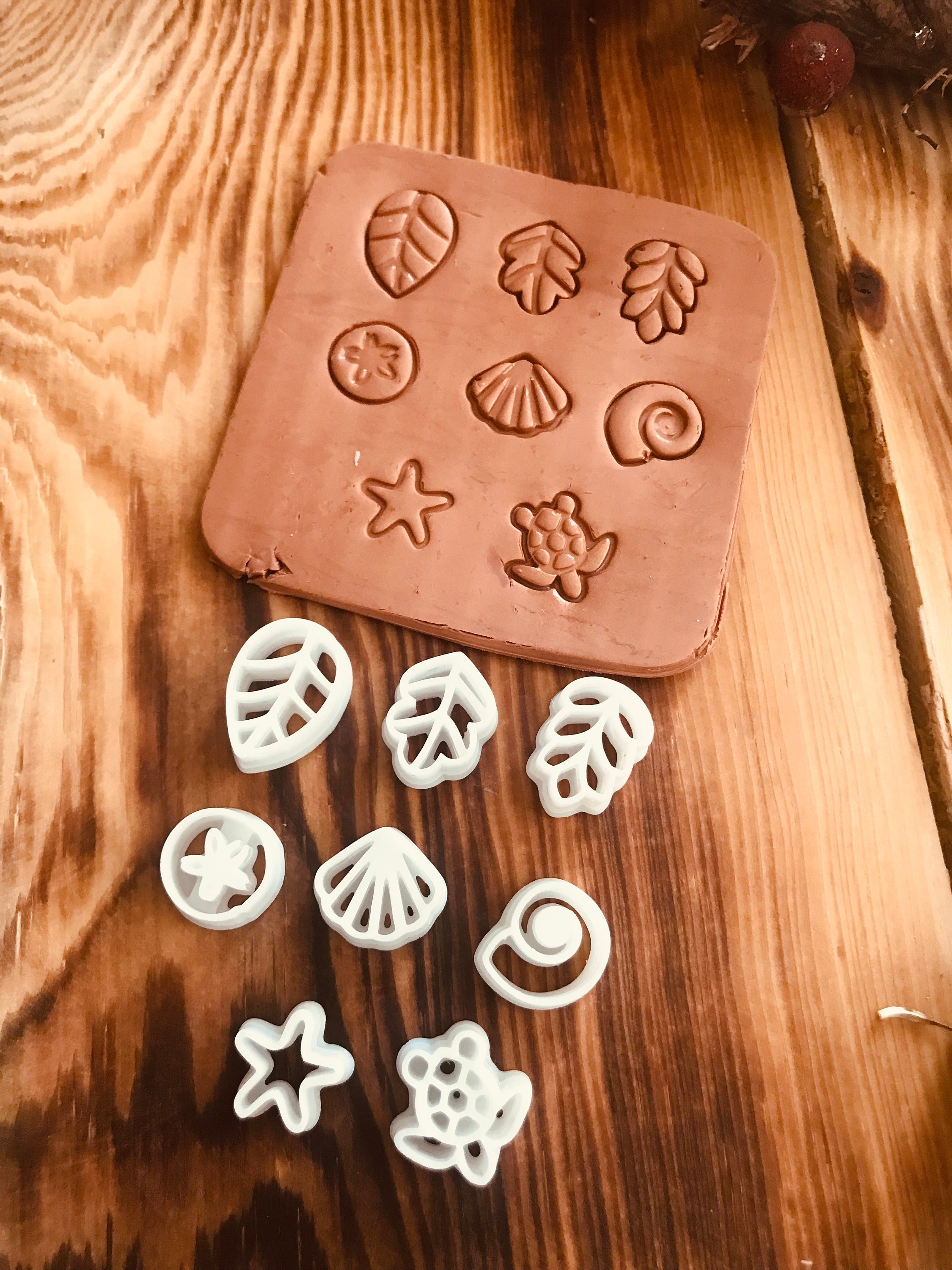 Mini Set of Eight Polymer Clay Cutter, Mini Cutter, Special Design, Spring Clay Cutters, Unique Clay Cutter For Jewelry Making