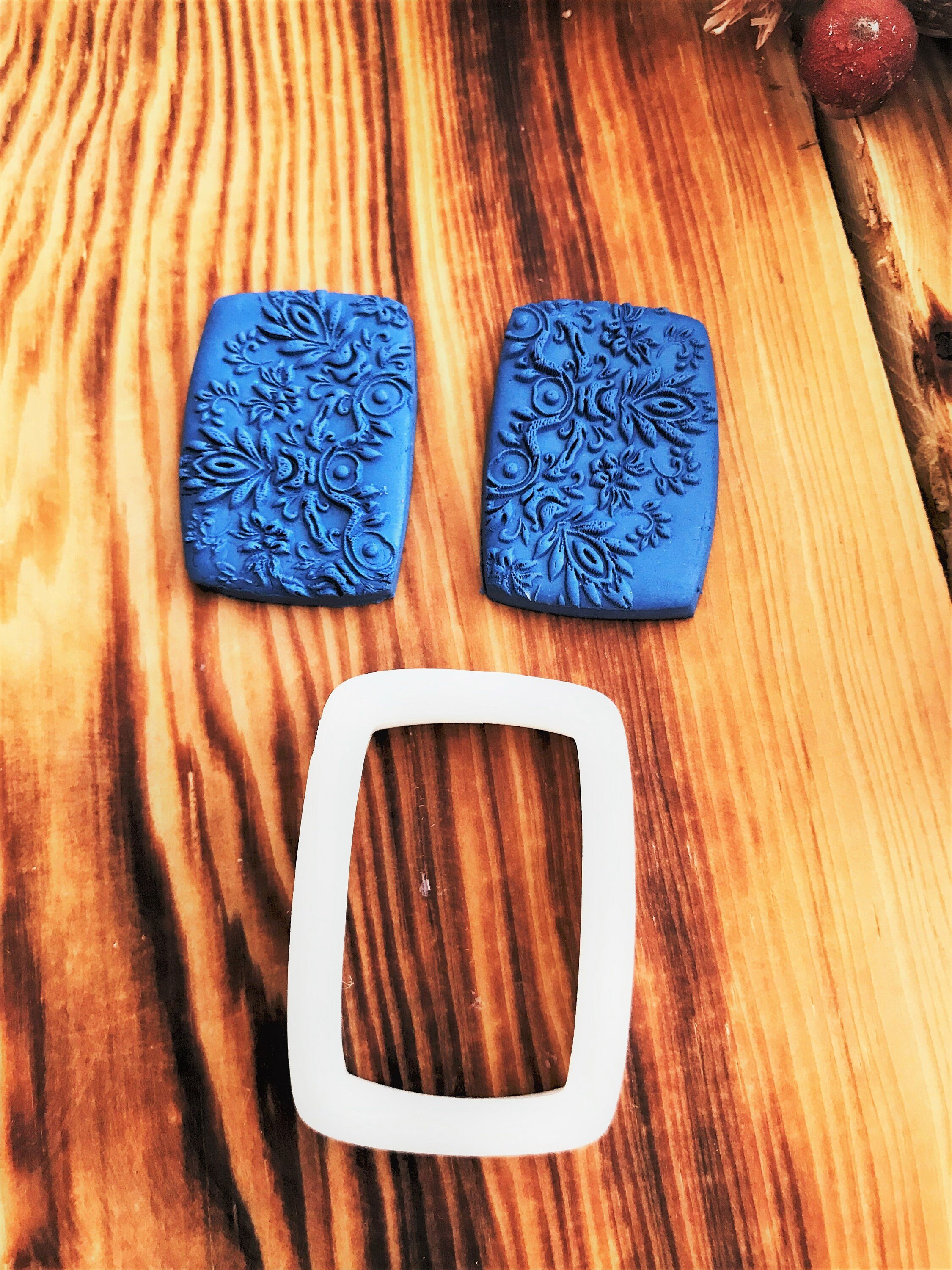 SET OF SIX  Polymer Clay Cutter, Unique Model, Special Design, Spring Clay Cutters, Unique Clay Cutter For Jewelry Making