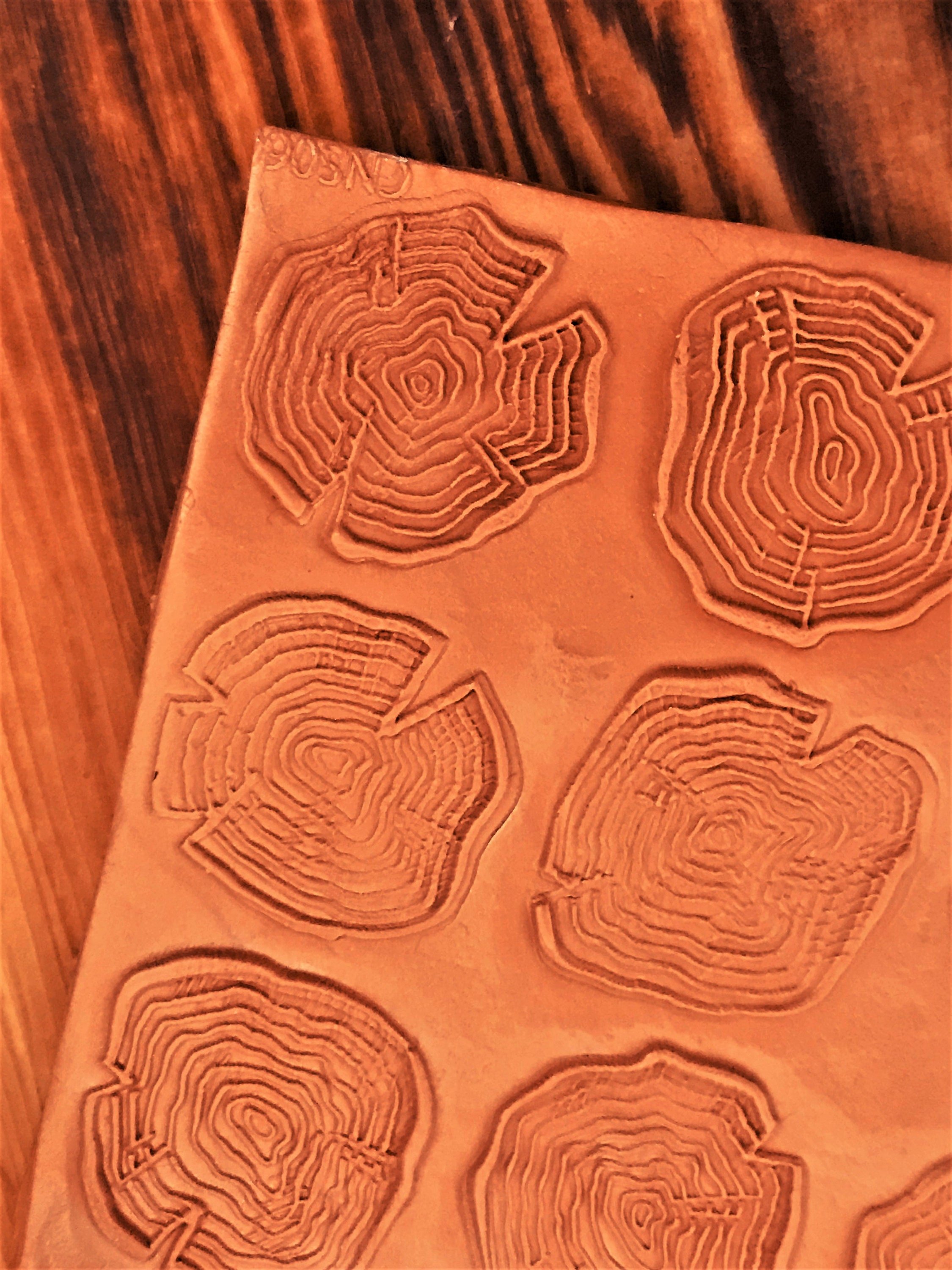 Tree Snag Pattern Texture Mat, Polymer Clay Texture Sheet, Embossing Stamp, Acrylic Texture Plate, Pottery Tool, Texture Tile For Fondant