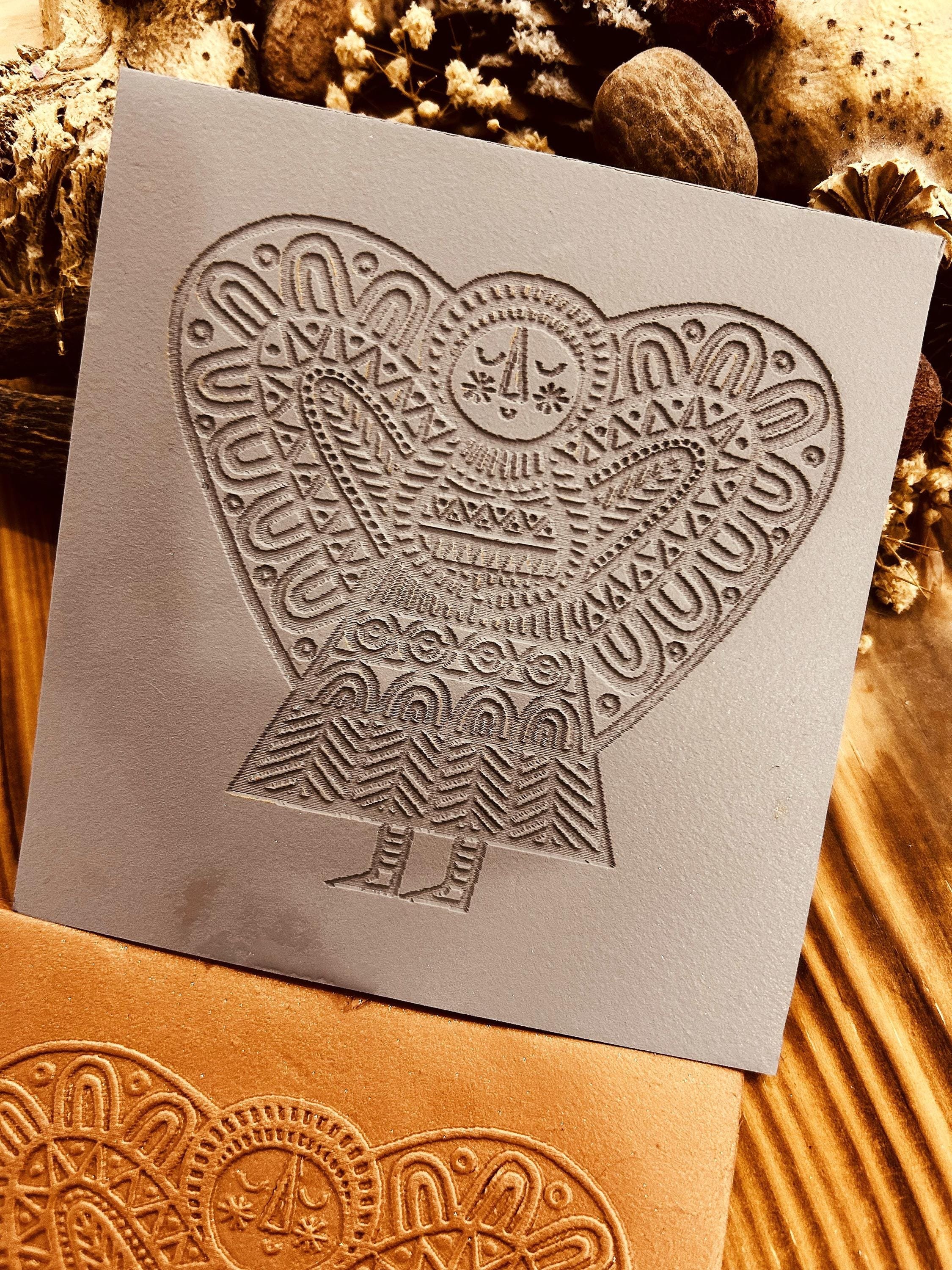 Angel Pattern Rubber Texture Mat – Polymer Clay Stamp for Jewelry Making, Ceramics, Fondant | Deep Engraved Mat | 7x7cm, 10x10cm, 14x14cm