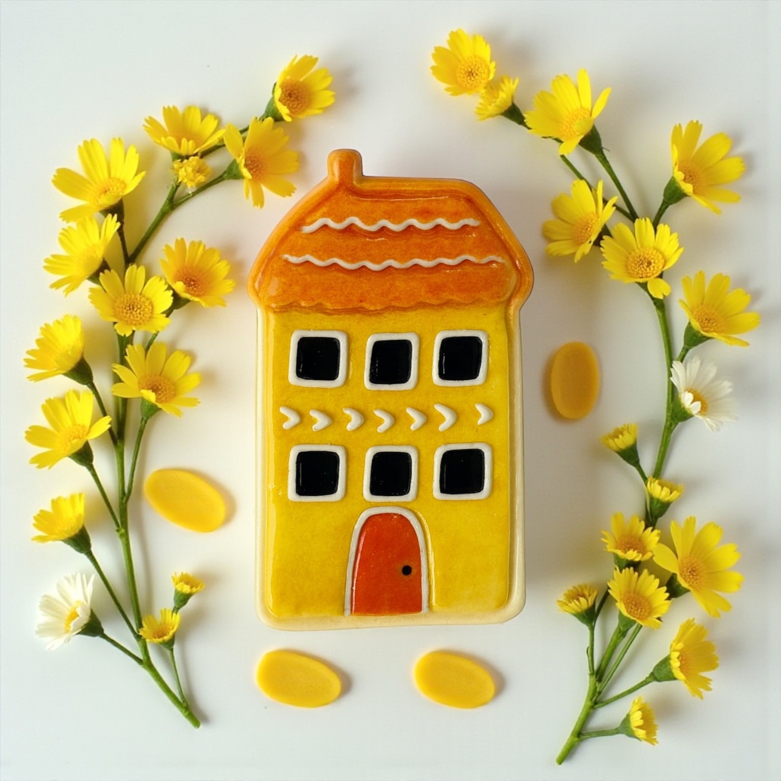 Gingerbread House Cutter & Stamp Set – 5 Designs Christmas Clay Tools