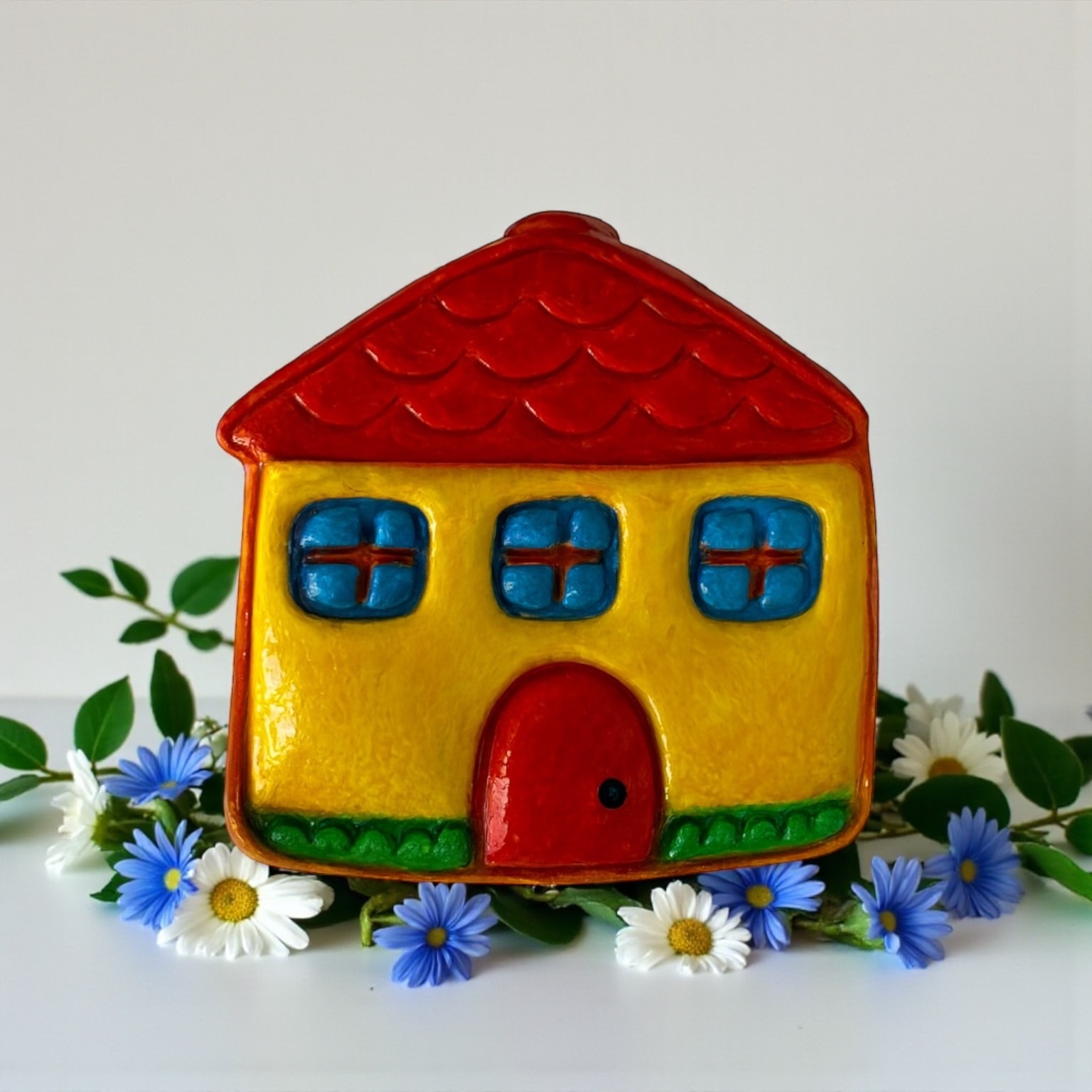 Gingerbread House Cutter & Stamp Set – 5 Designs Christmas Clay Tools