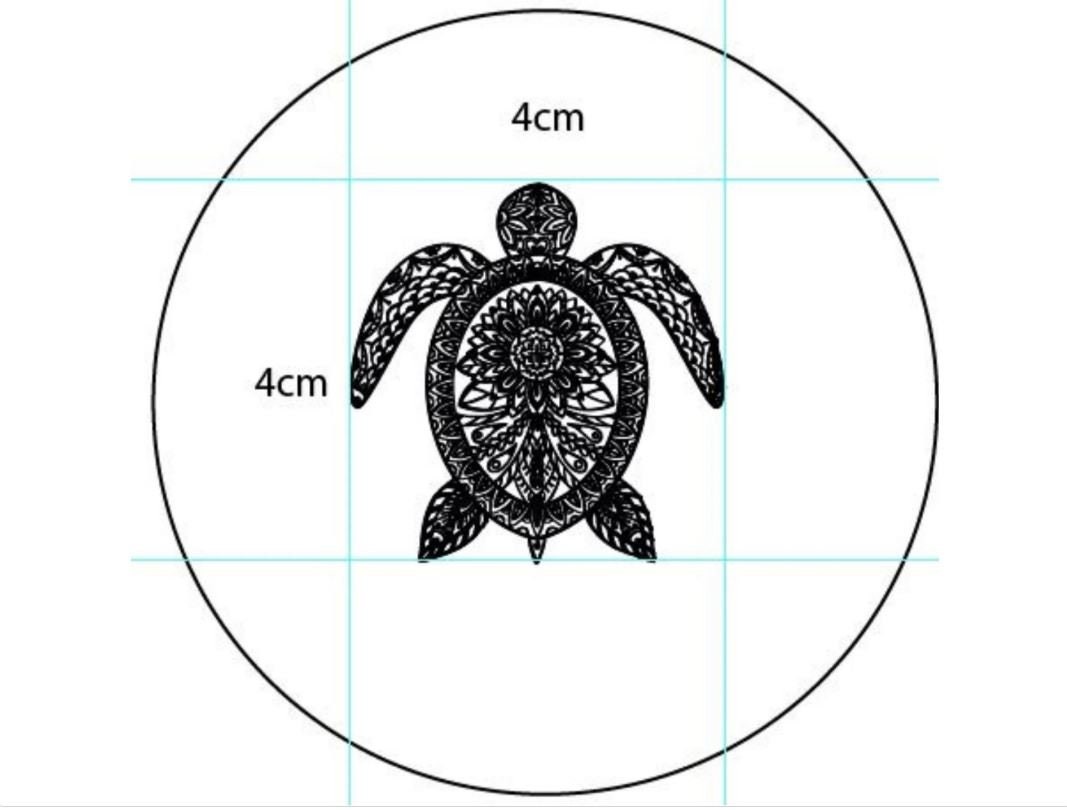 Mandala Turtle Pattern Texture Mat, Debossing Stamp, Acrylic clay texture tool, Texture Sheet,Ceramic Supplies, Texture Plate