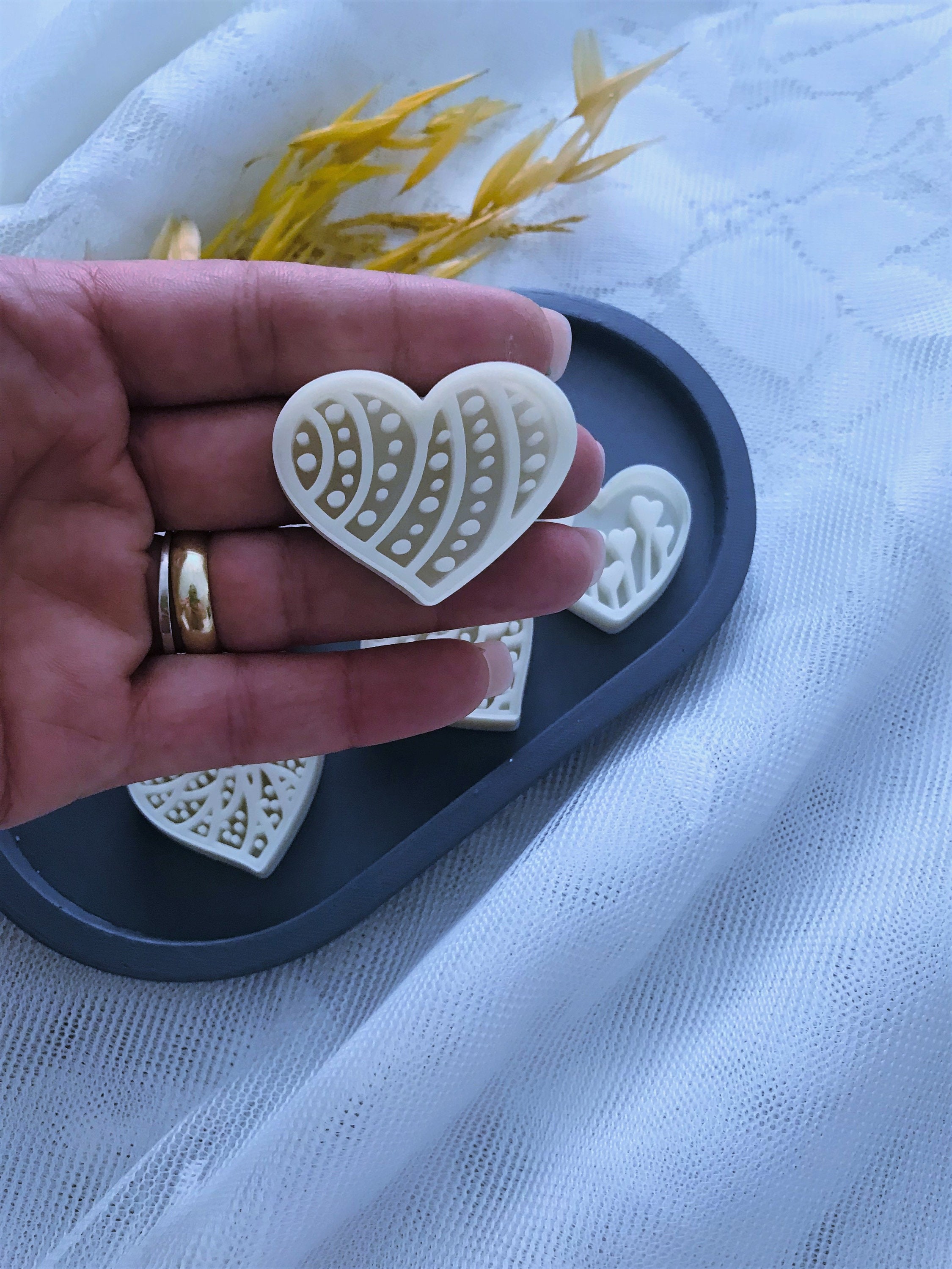 ❤️ 5-in-1 Heart Pattern Clay Cutter Set – Perfect for Jewelry Making & Baking! ❤️