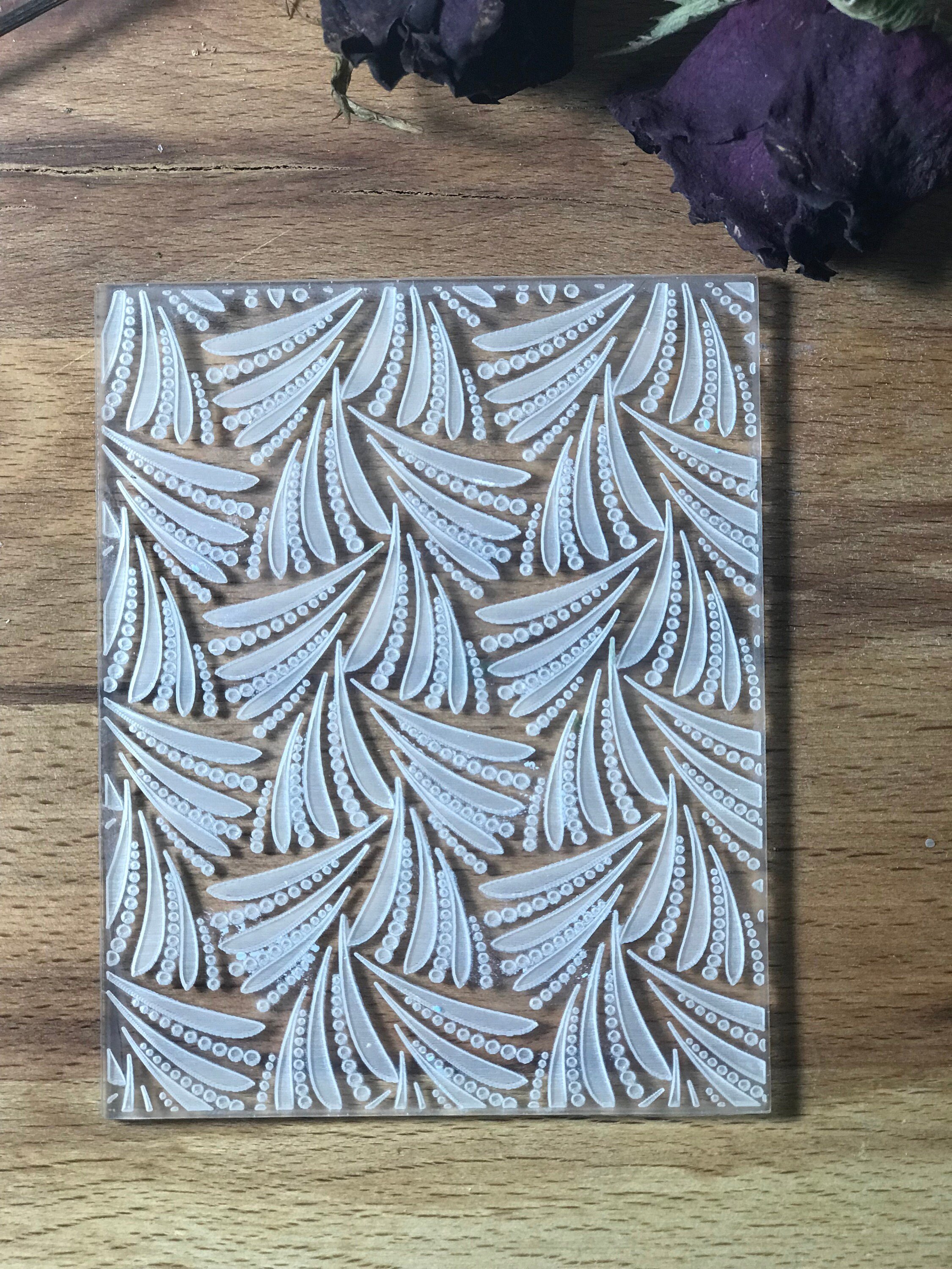 Lace Pattern Embossing Stamp for Polymer Clay, Texture Sheet, Bride Earring Pattern, Ceramic Pattern Supplies, Texture Plate