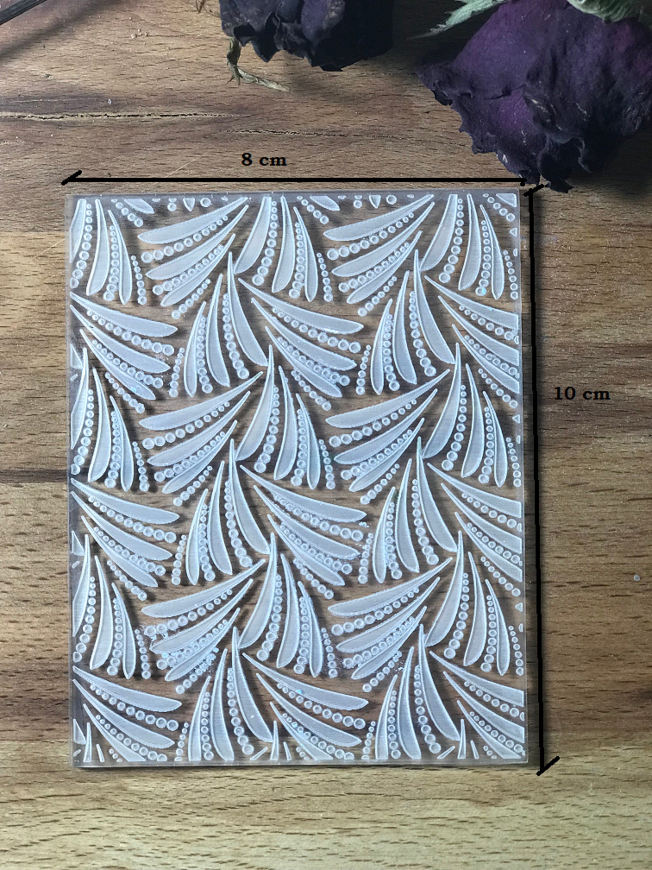 Lace Pattern Embossing Stamp for Polymer Clay, Texture Sheet, Bride Earring Pattern, Ceramic Pattern Supplies, Texture Plate