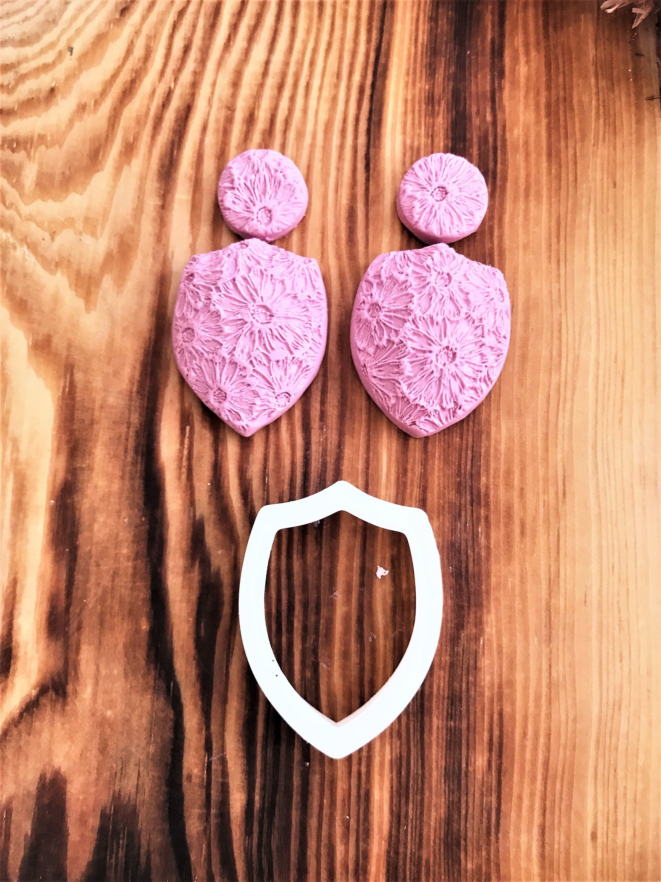 SET OF SIX  Polymer Clay Cutter, Unique Model, Special Design, Spring Clay Cutters, Unique Clay Cutter For Jewelry Making