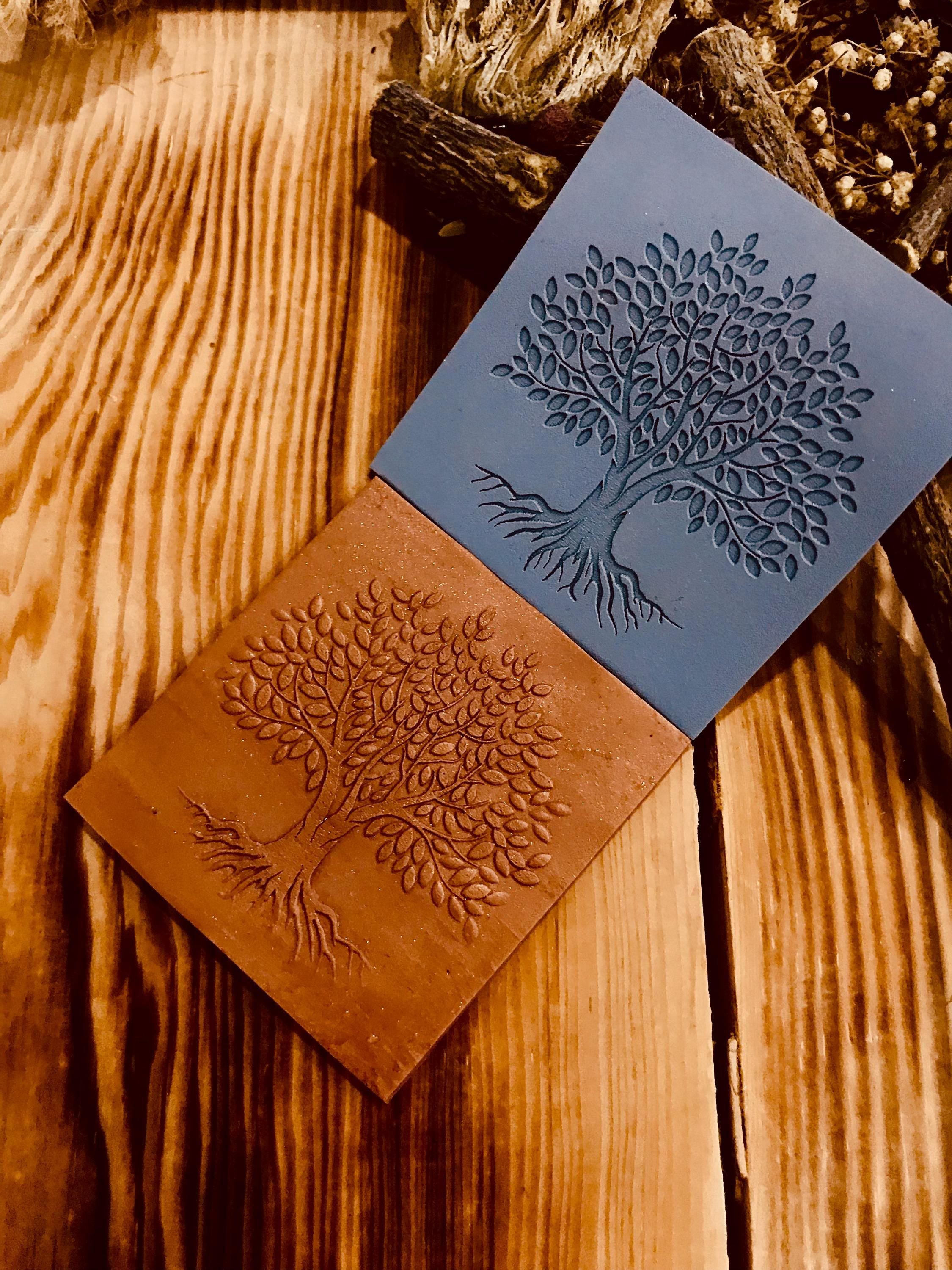 Life Of Tree Pattern Rubber Texture Mat Polymer Clay Tools⎥Earring Making⎥Clay Texture Tool⎥Jewellery Tools⎥Clay Tools