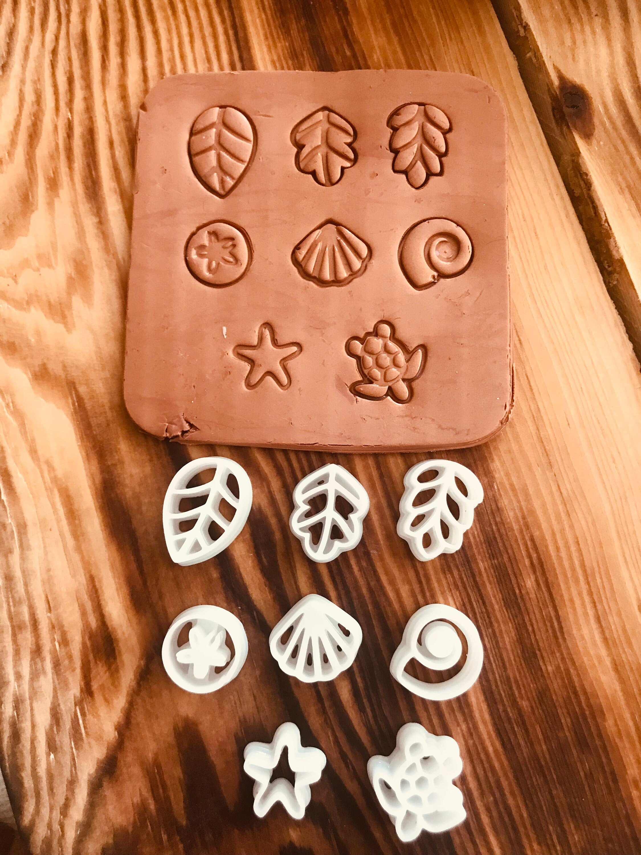 Mini Set of Eight Polymer Clay Cutter, Mini Cutter, Special Design, Spring Clay Cutters, Unique Clay Cutter For Jewelry Making