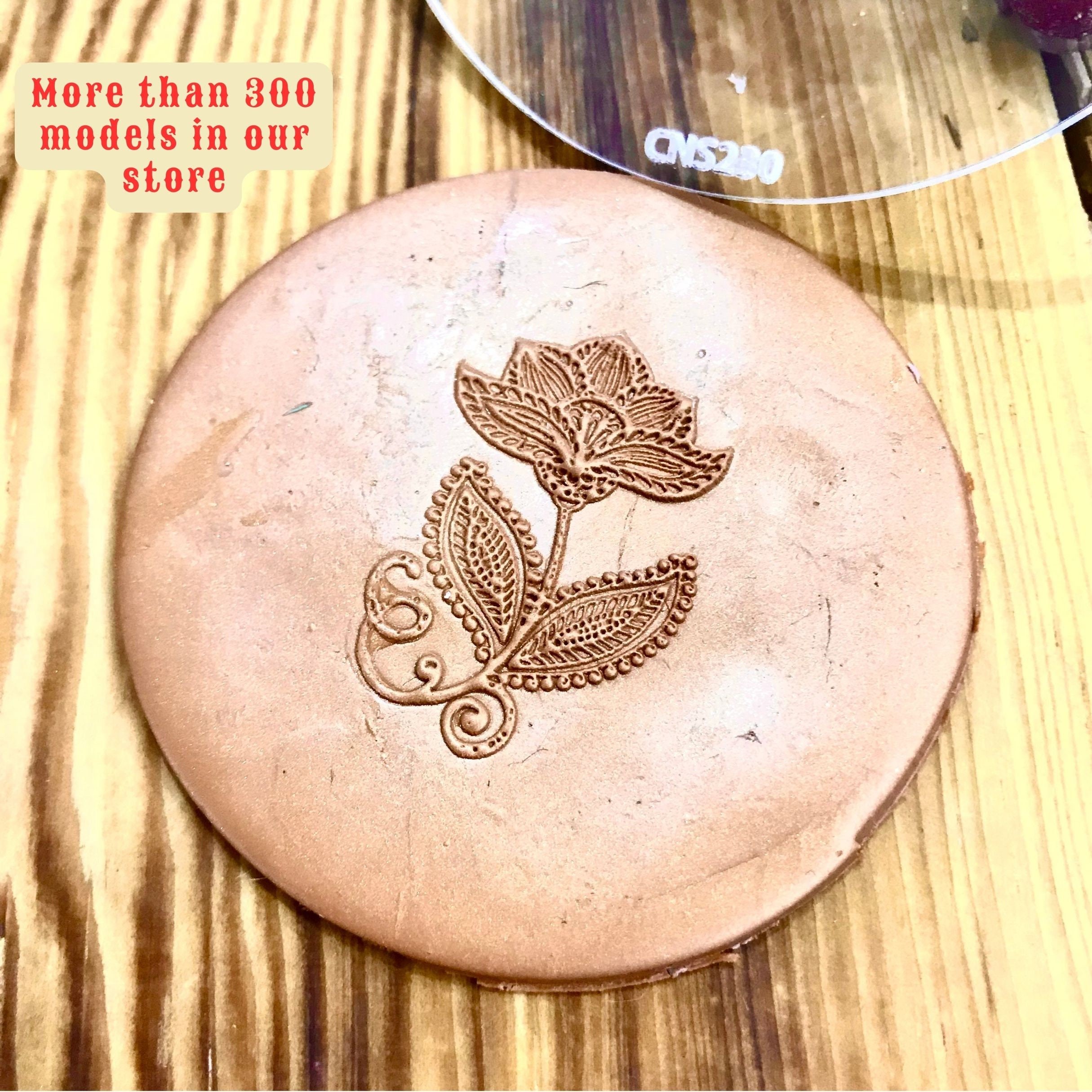 Mandala Çiçek Desenli Doku Mat, Kabartma Damgası, Akrilik kil doku aracı, Doku Sayfası, Seramik Malzemeleri, Doku Plakası, Doku Plakası