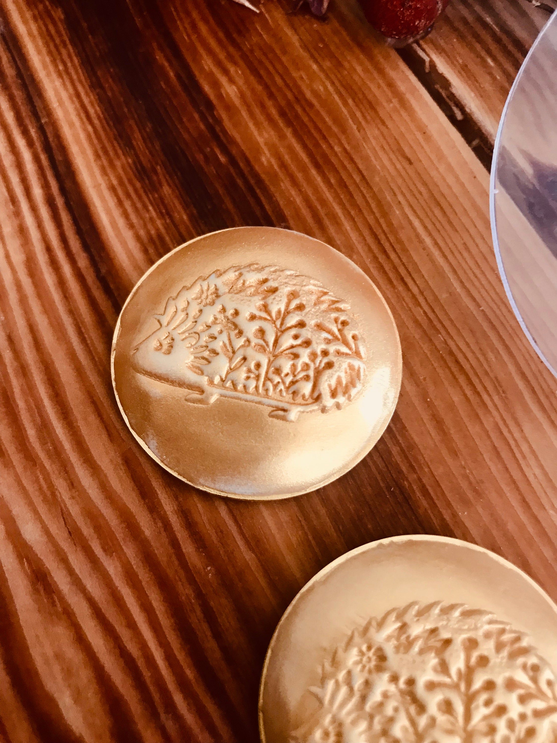 Hedgehog Texture Stamp for Polymer Clay, Debossing Stamp For Polymer Clay, Hedgehog Pattern Acrylic Texture Sheet, Clay Stamp, Pottery Tools