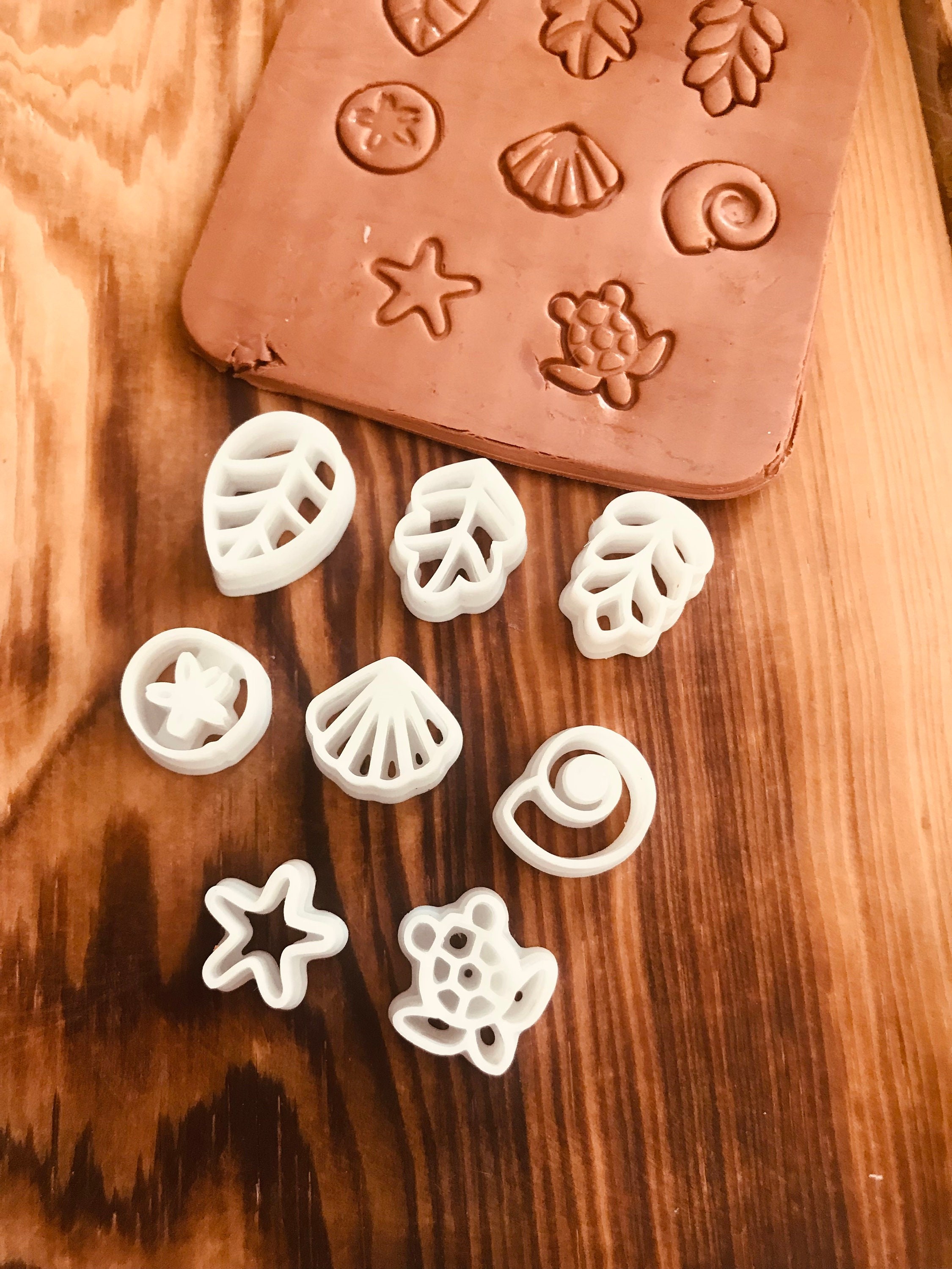 Mini Set of Eight Polymer Clay Cutter, Mini Cutter, Special Design, Spring Clay Cutters, Unique Clay Cutter For Jewelry Making