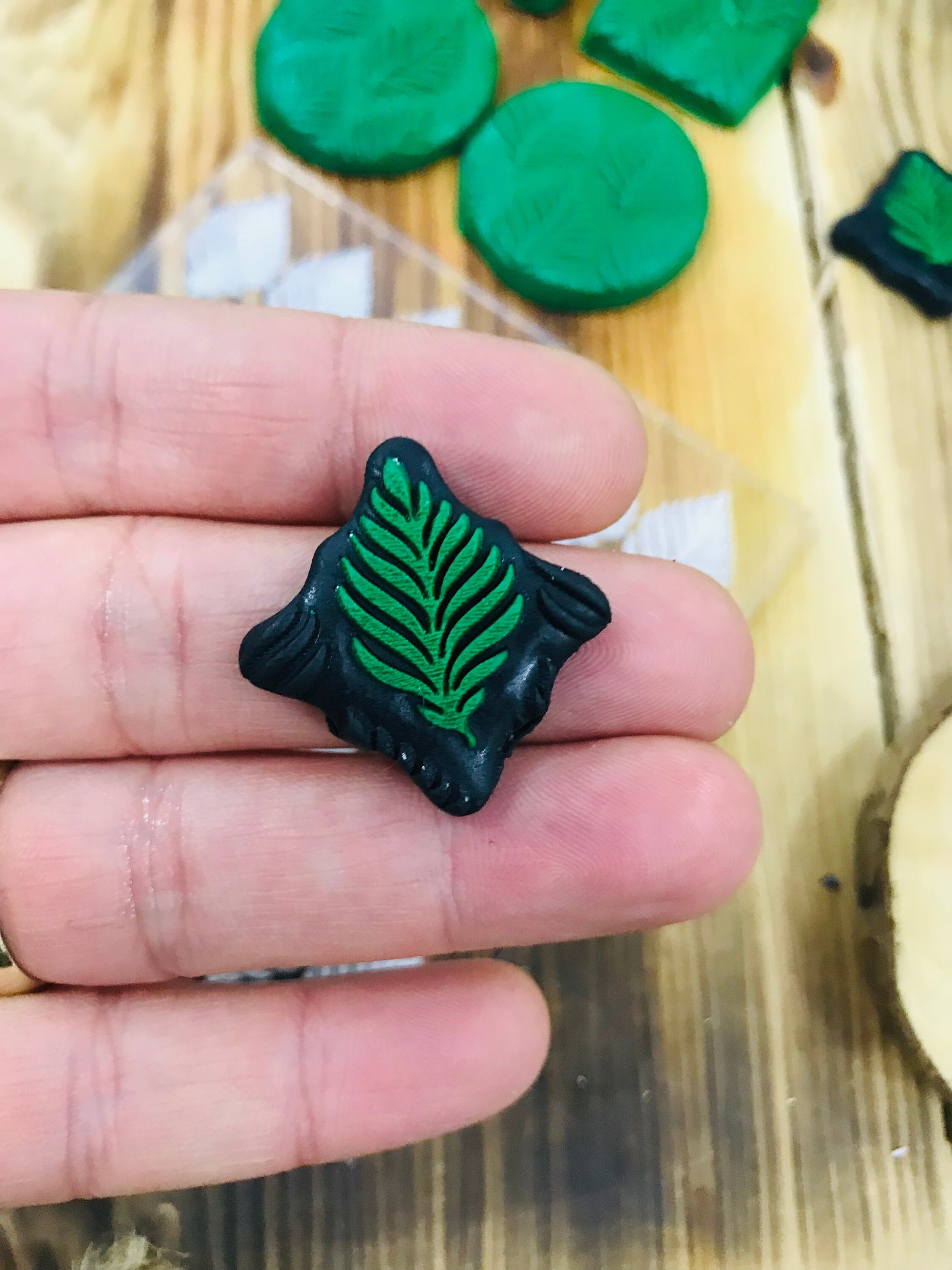 Monstera Leaf Pattern Acrylic Texture Mat, Texture Tile, Embosser Stamp, Dough Sheeter, Ceramic Supplies, Botanical Pattern Texture Plate