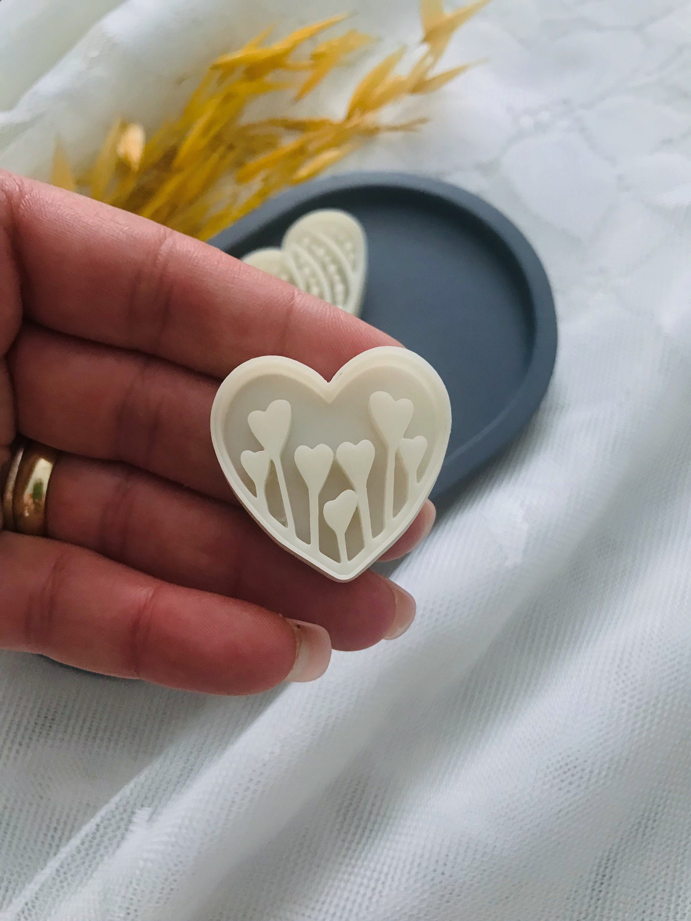❤️ 5-in-1 Heart Pattern Clay Cutter Set – Perfect for Jewelry Making & Baking! ❤️