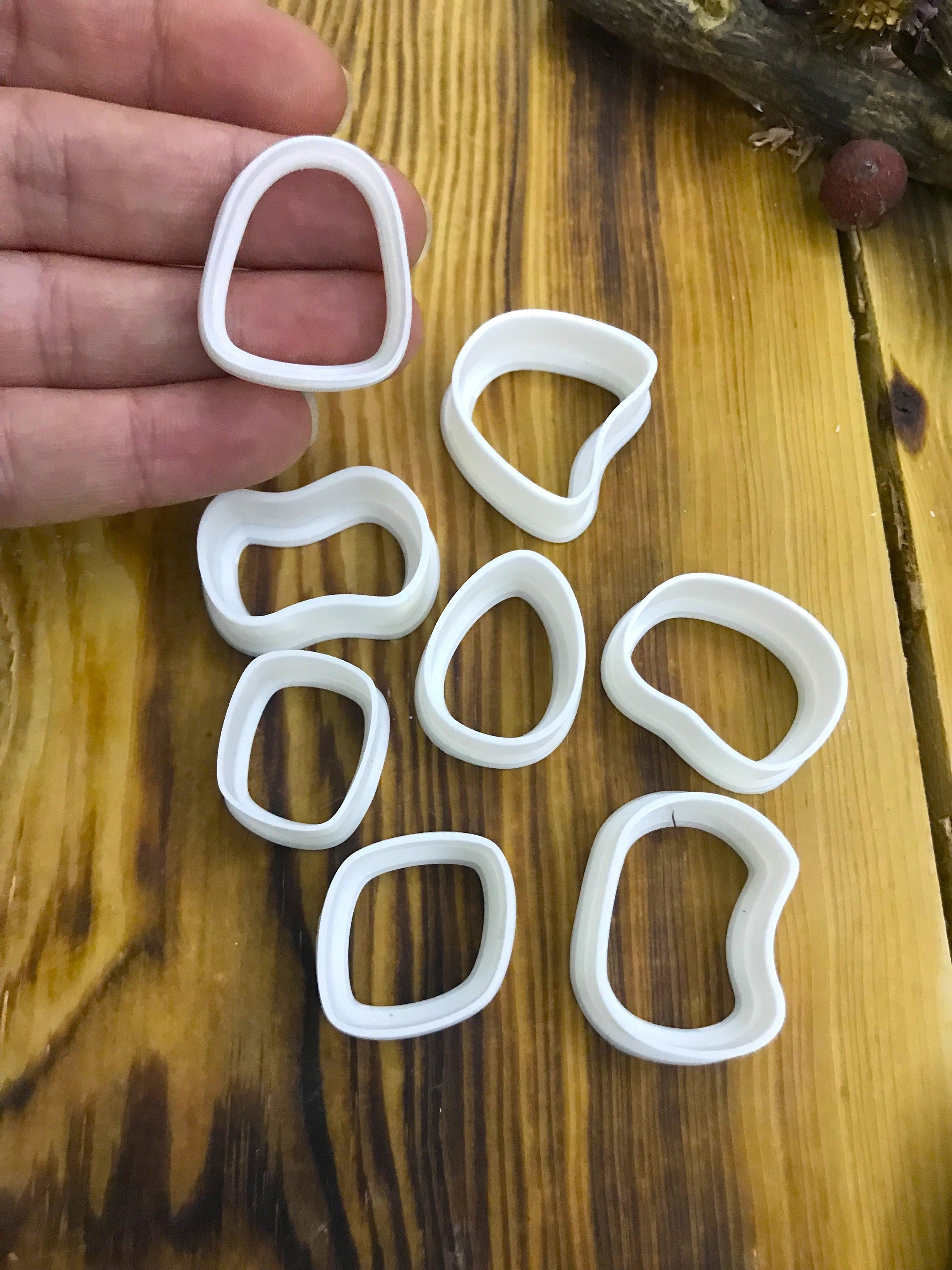 Amorphous Cutter Set | Polymer Clay & Cookie Cutter for Jewelry & Baking