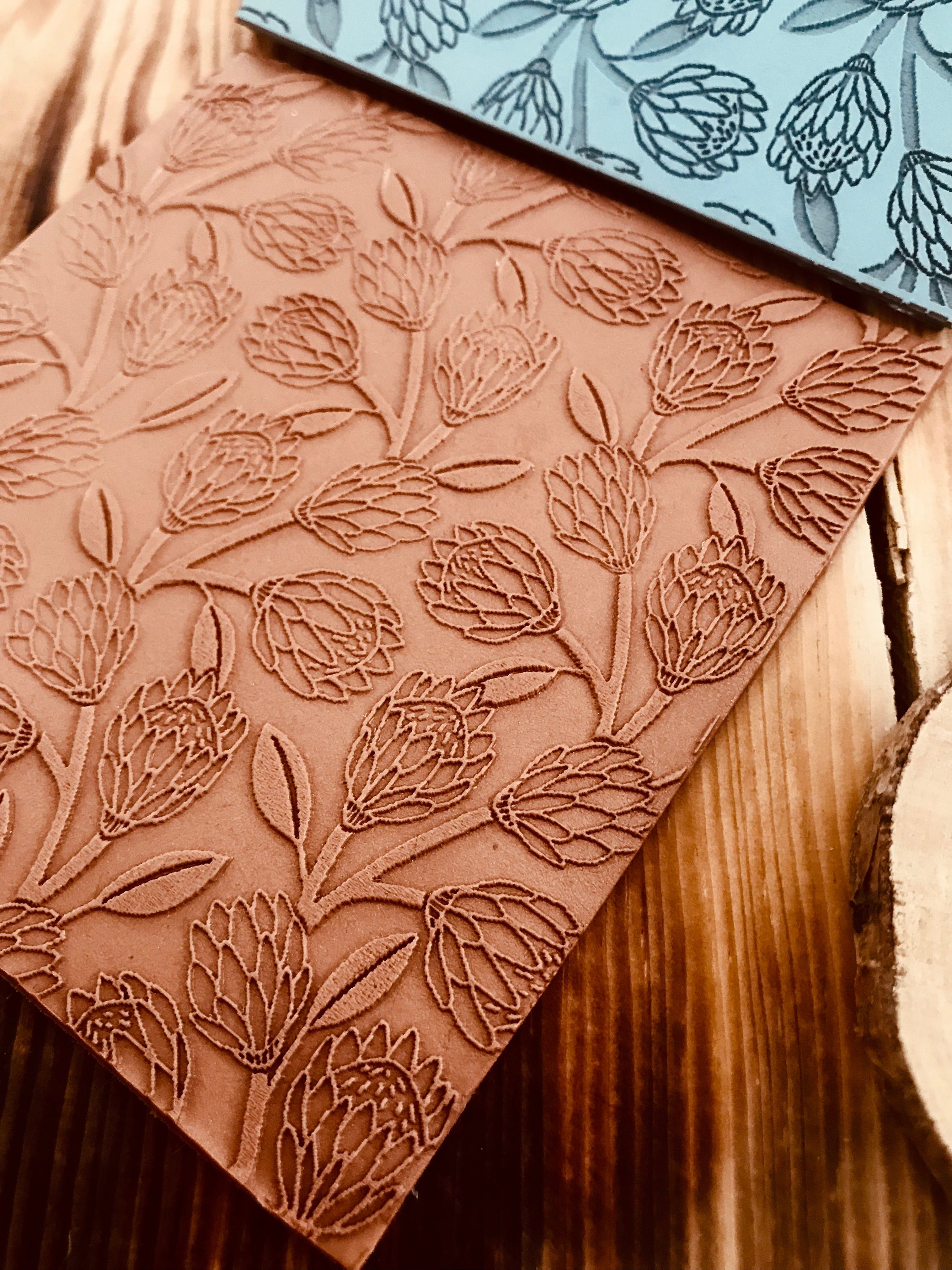 Artichoke Rubber Texture Mat 10*10Cm⎥Polymer Clay Tools⎥Earring Making⎥Hand Roller⎥Clay Texture Tool⎥Jewellery Tools