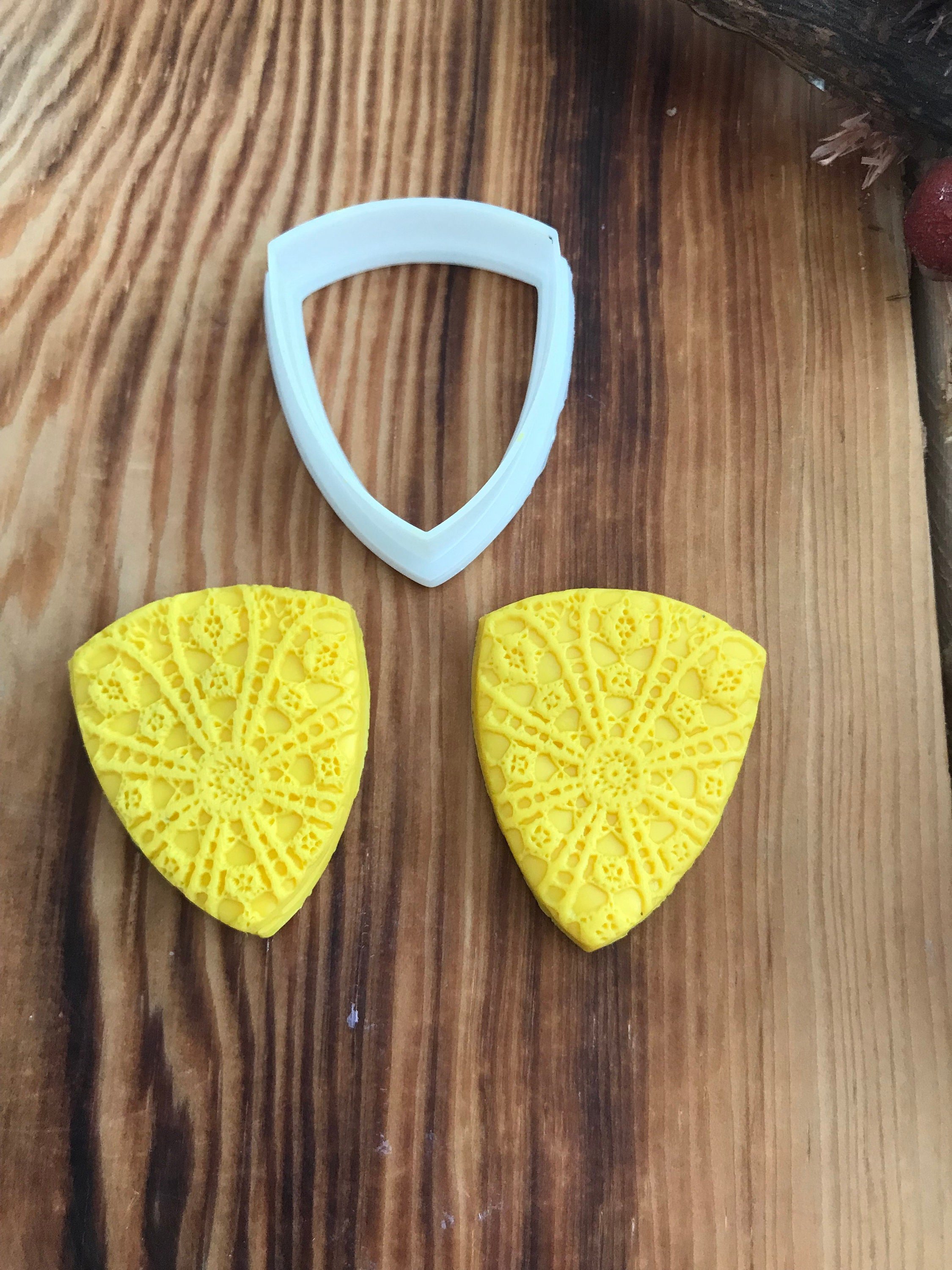 SET OF SIX  Polymer Clay Cutter, Unique Model, Special Design, Spring Clay Cutters, Unique Clay Cutter For Jewelry Making