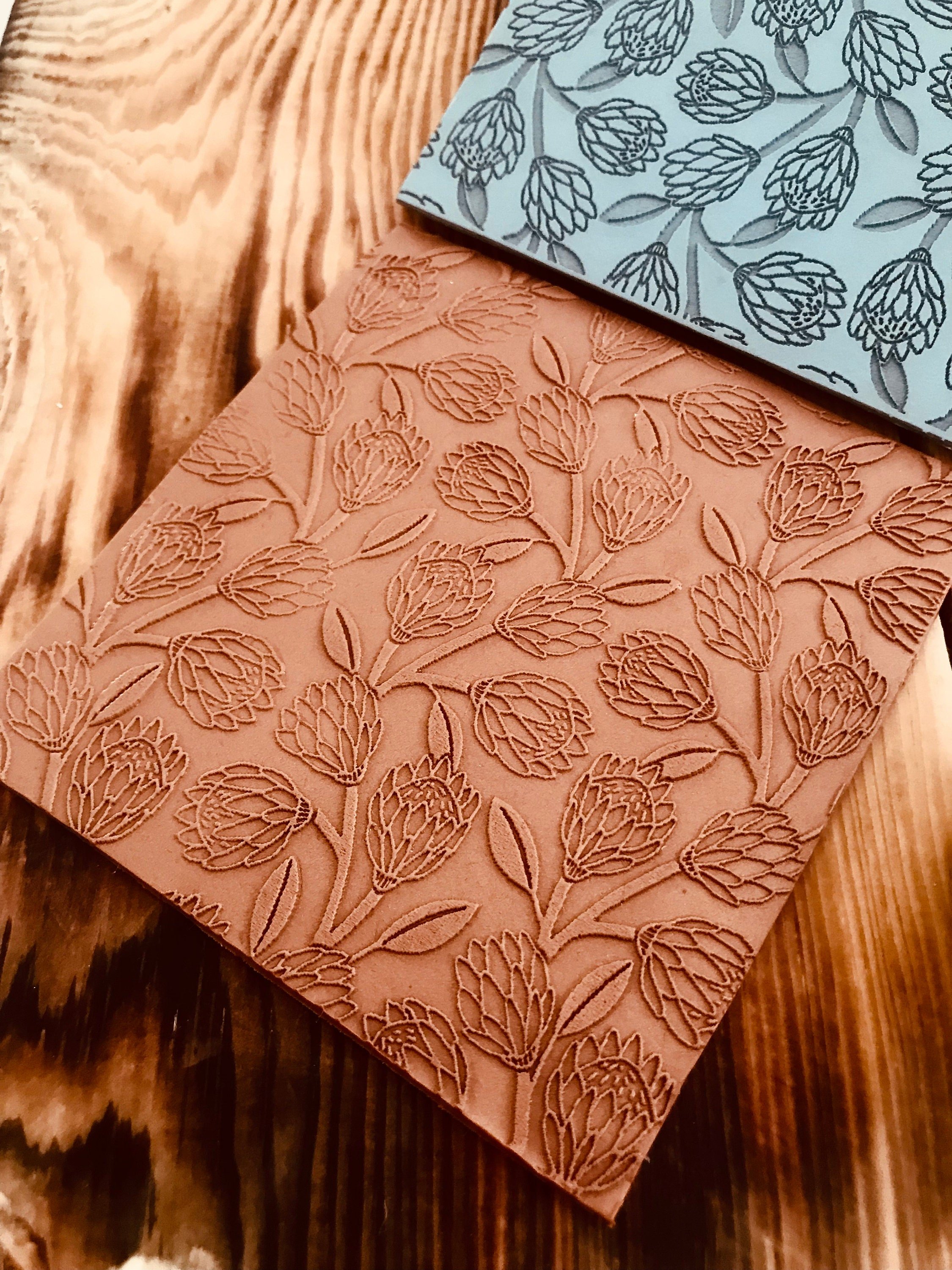 Artichoke Rubber Texture Mat 10*10Cm⎥Polymer Clay Tools⎥Earring Making⎥Hand Roller⎥Clay Texture Tool⎥Jewellery Tools