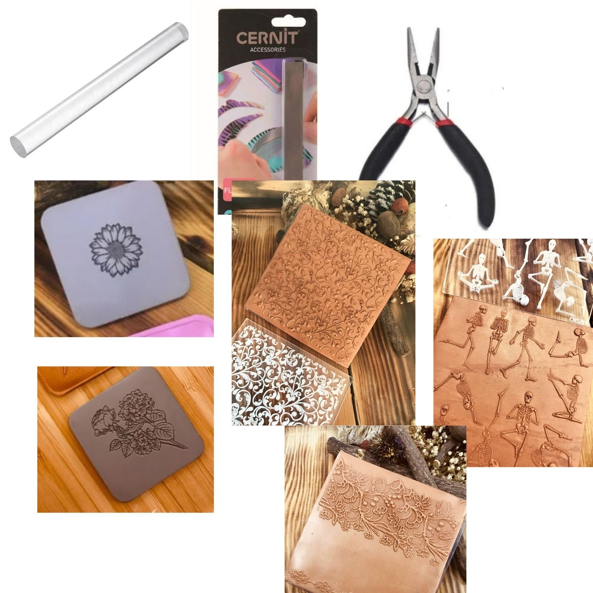 Polymer Clay Starter Kit For Beginners And Crafters ,900+ Pieces Professional Polymer Clay Starter Set, Earring Making Business kit DIY
