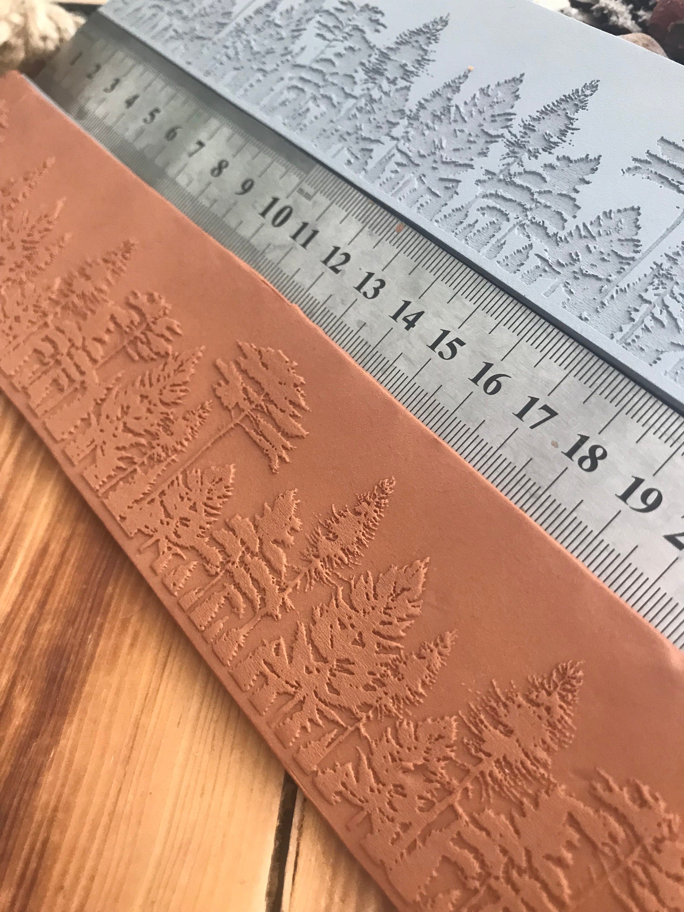 Forest Landscape Texture Mat for Polymer Clay 2 Different Size– Rubber Texture Sheet for Earring Making & Jewelry | Nature Clay Tools for Air Dry Clay & Silver Metal Clay