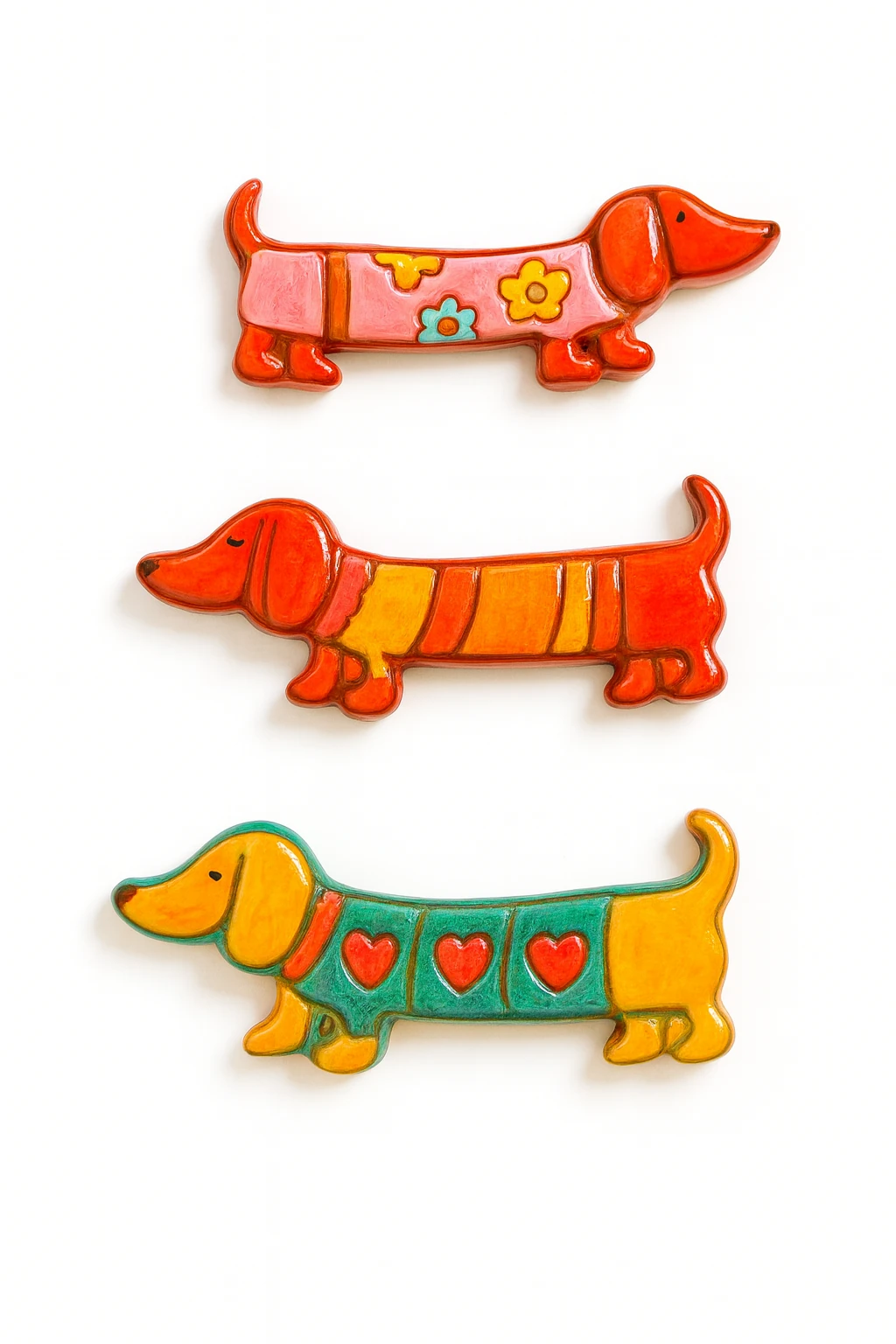 Sausage Dog Cutter & Stamp Set | Christmas Ornament Making Tools