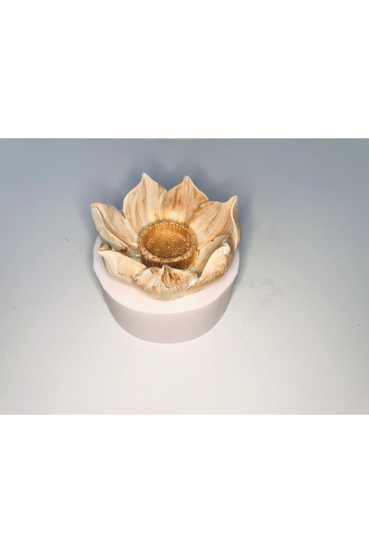 Lotus Çiçeği Mumluk Silikon Kalıbı