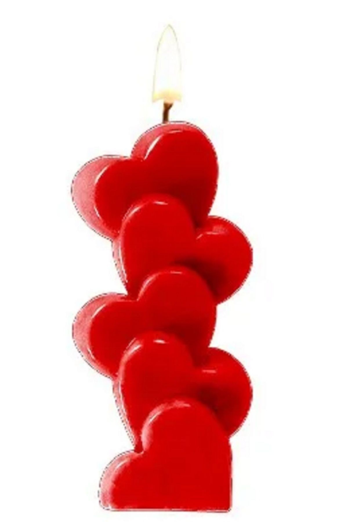 Kalp mum silikon kalıbı  dekoratif kalp mum silikon kalıbı