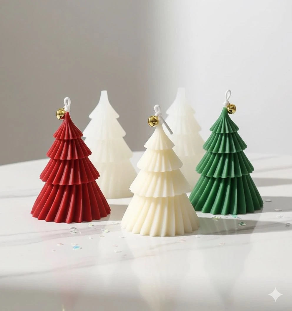 Yılbaşı Çam Ağacı Silikon Kalıbı dekoratif hediyelik çam ağacı silikon kalııbı