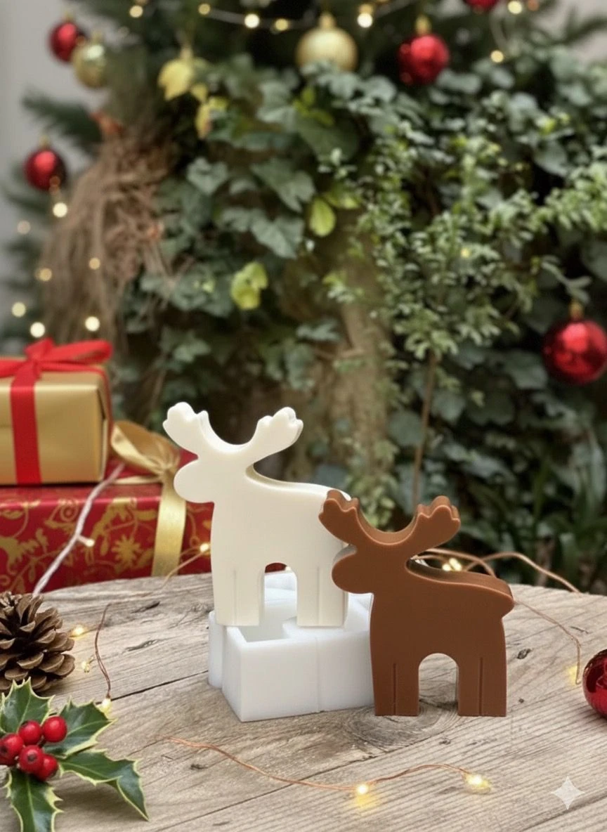 Geyik mum silikon kalıbı 