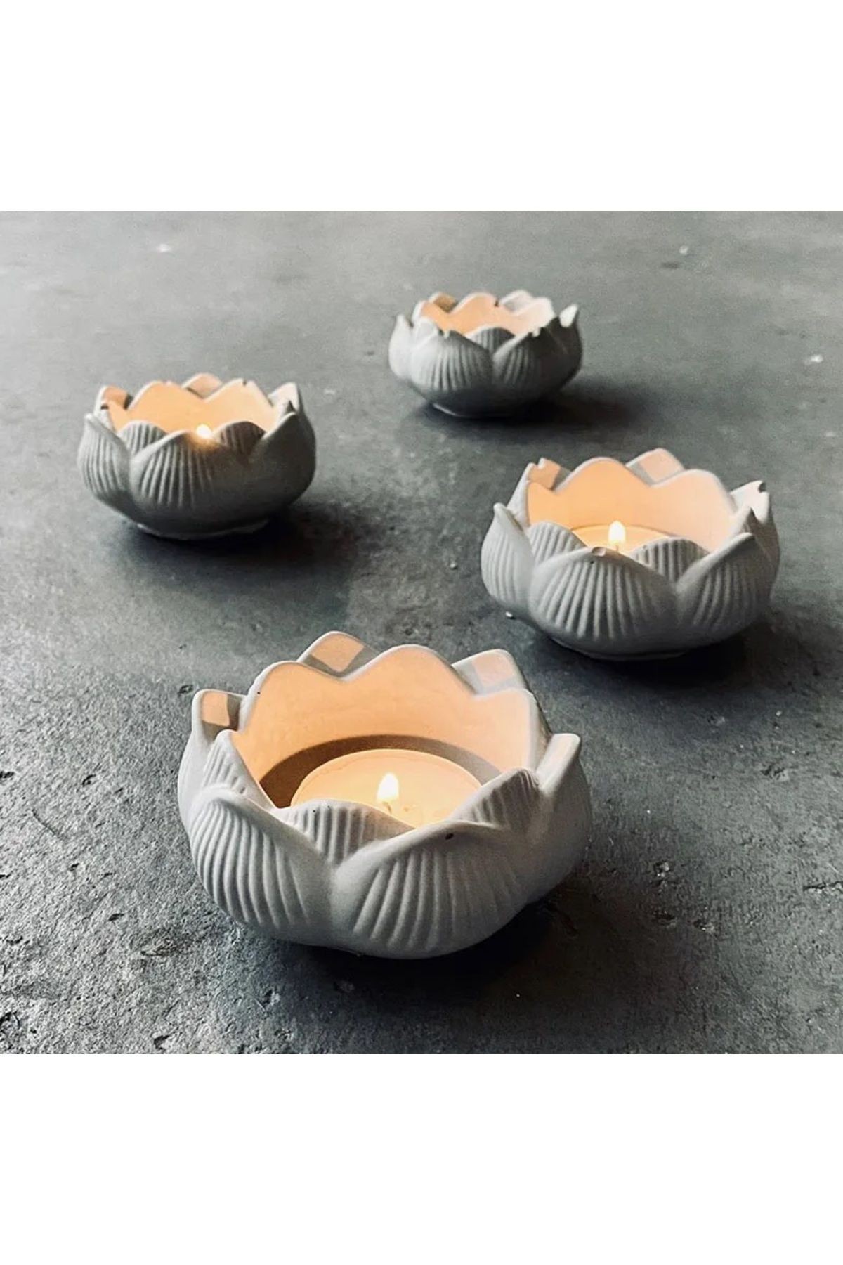 Lotus Mumluk Silikon Kalıp