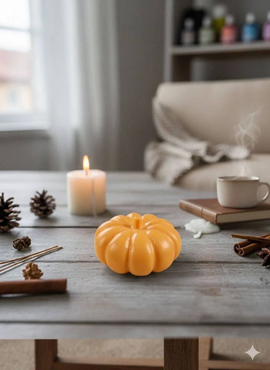 Kabak mum kokulutaş beton sabun silikon kalıbı 