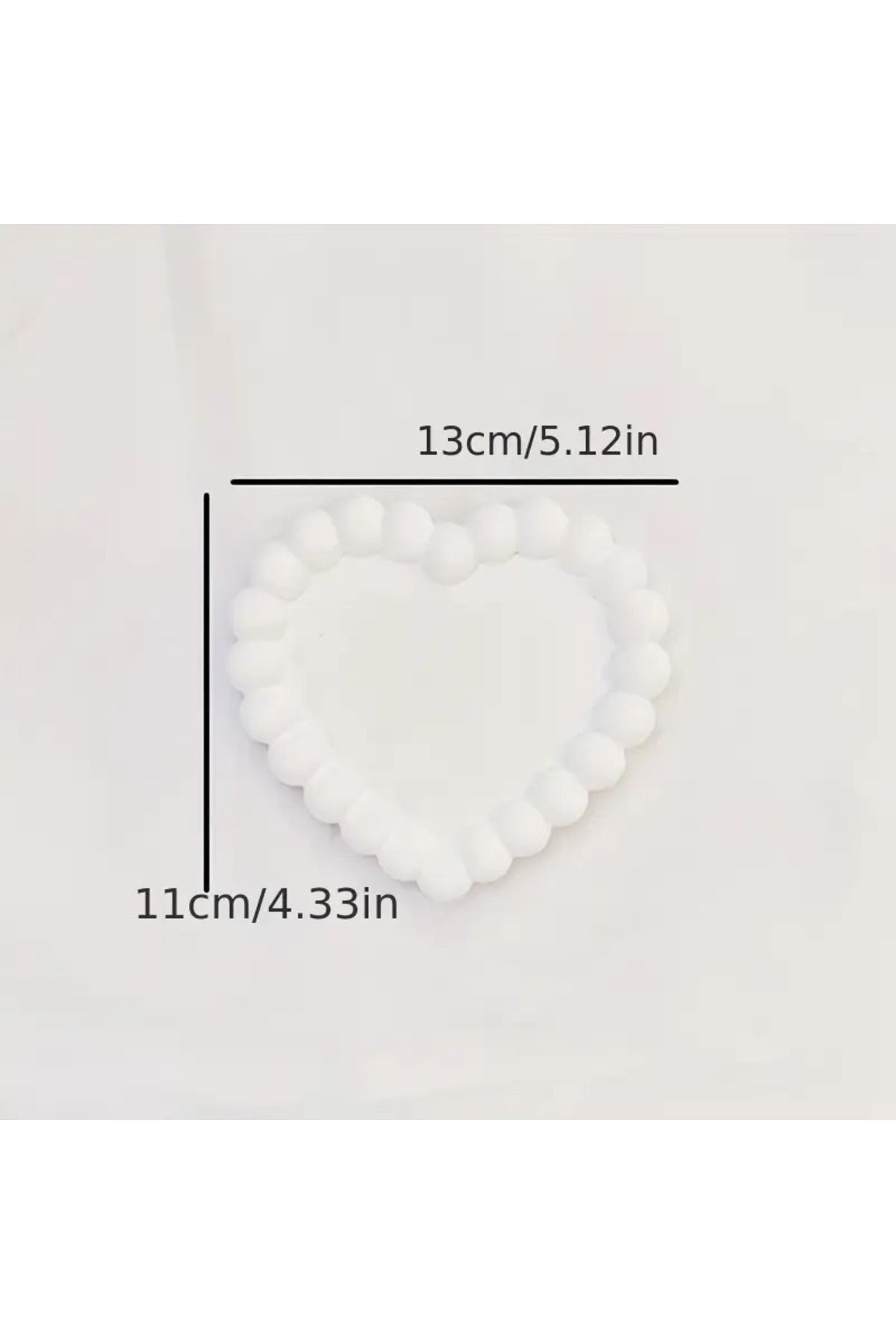 sunumluk silikon kalıbı kalp model sunumluk silikon kalıbı