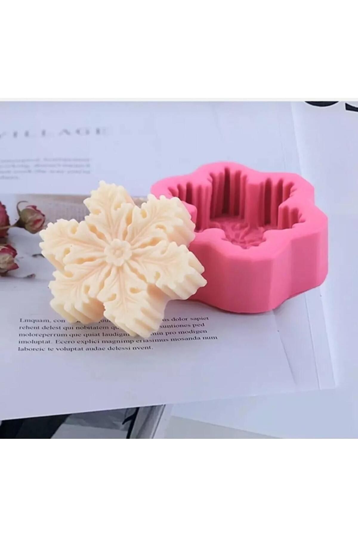 3 lü set mum silikon beton kokulutaş kalıbı (minik ayıcık top şakayık kartanesi)