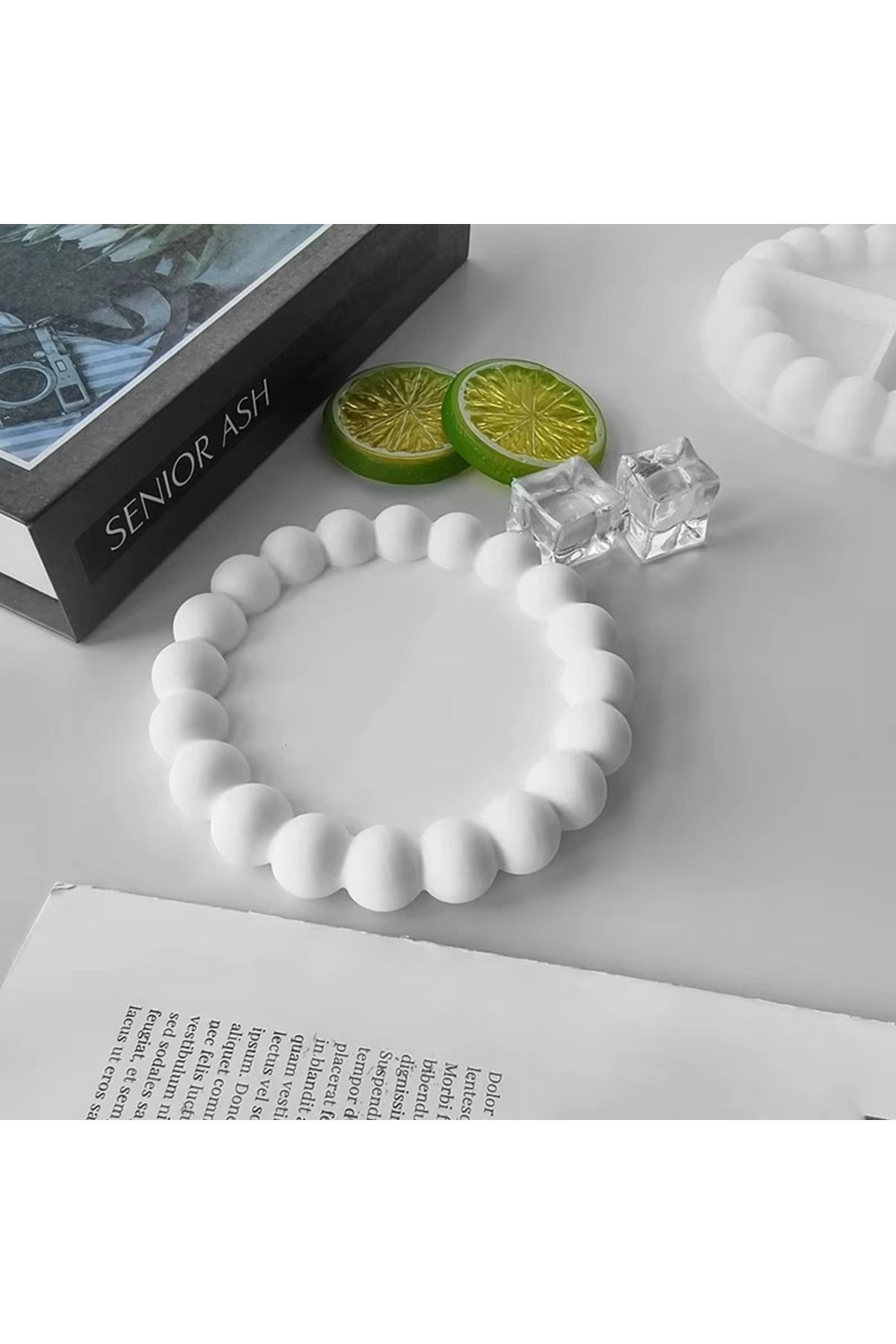 sunumluk silikon kalıbı yuvarlak model sunumluk silikon kalıbı