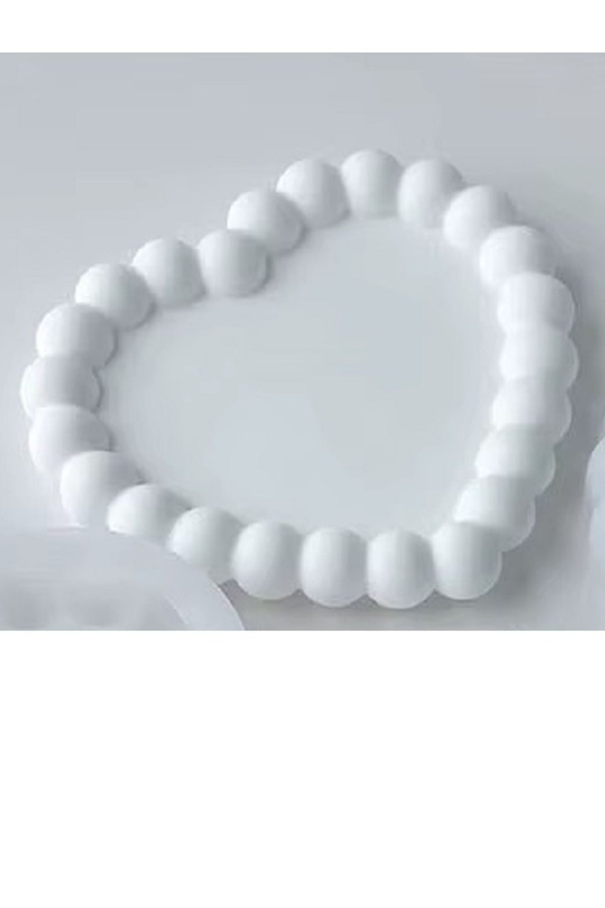 sunumluk silikon kalıbı kalp model sunumluk silikon kalıbı